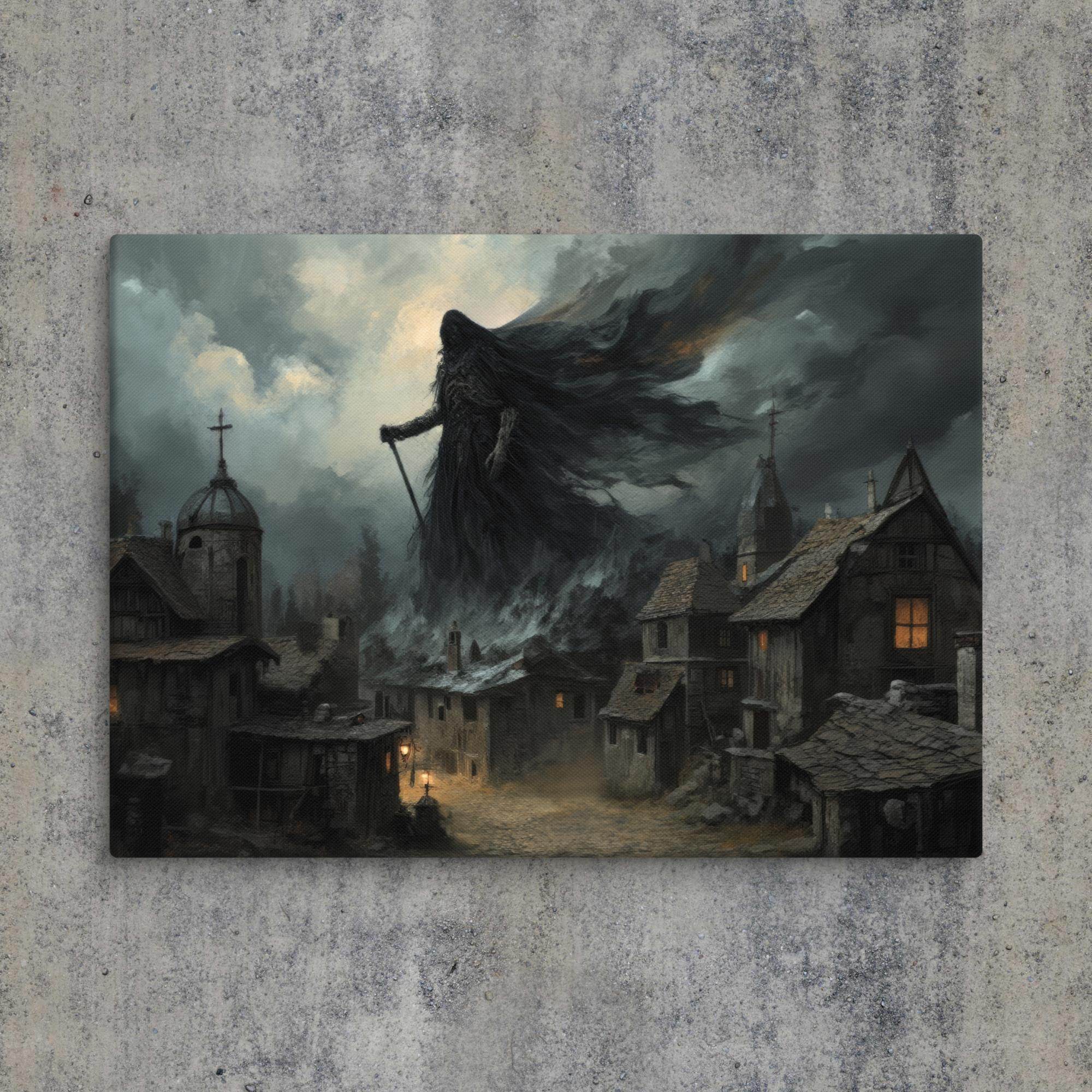 Plague Tales Pt. 2 – Gothic Dark Art Canvas Print - Pale Blood Store