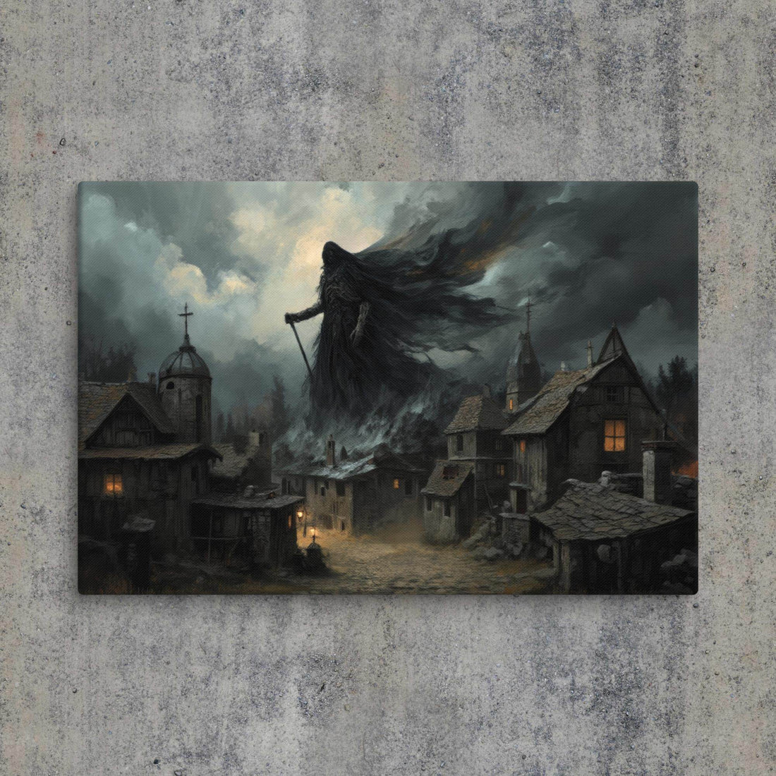 Plague Tales Pt. 2 – Gothic Dark Art Canvas Print - Pale Blood Store