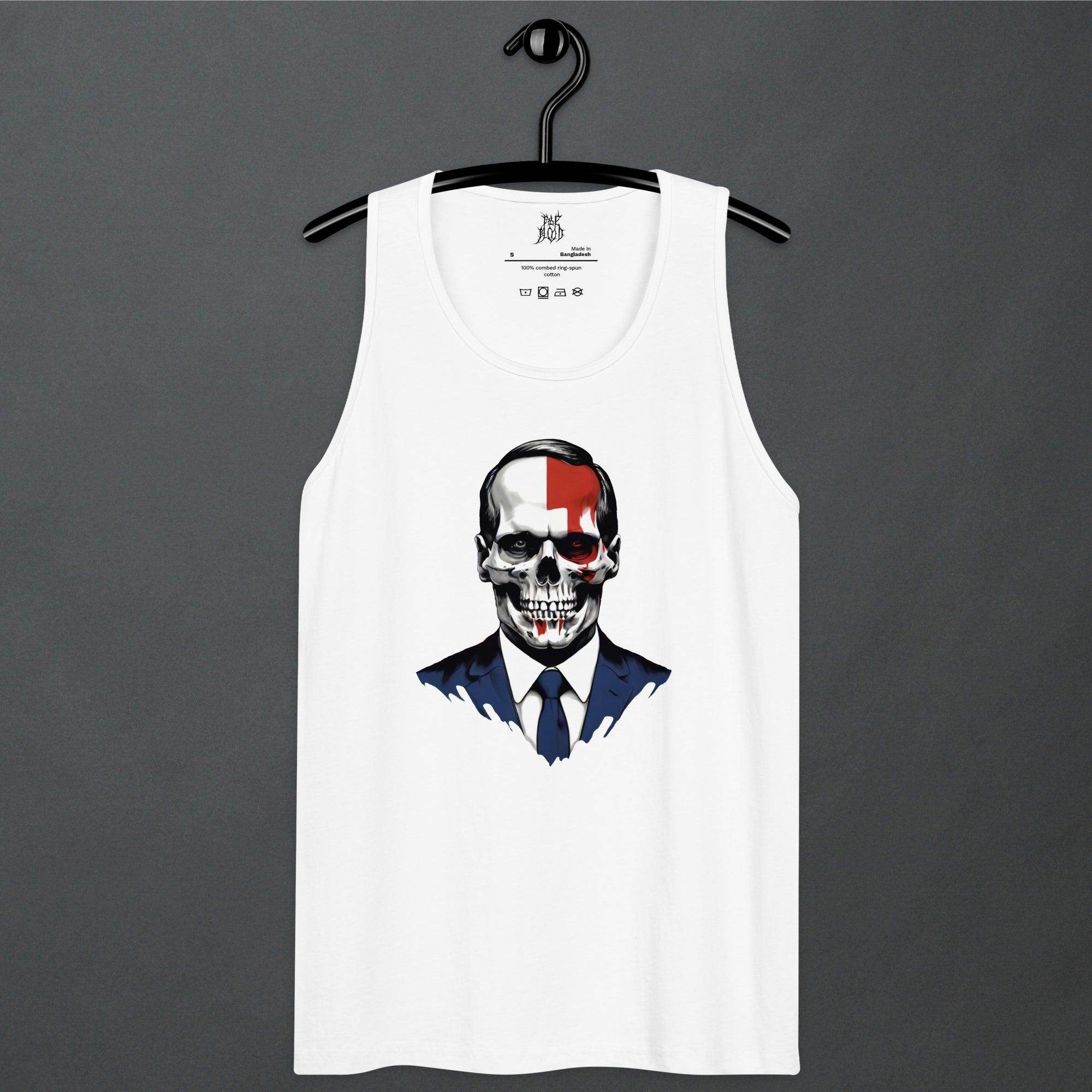 Politics Goth Punk Aesthetic Mens Premium Tank Top - Pale Blood Store