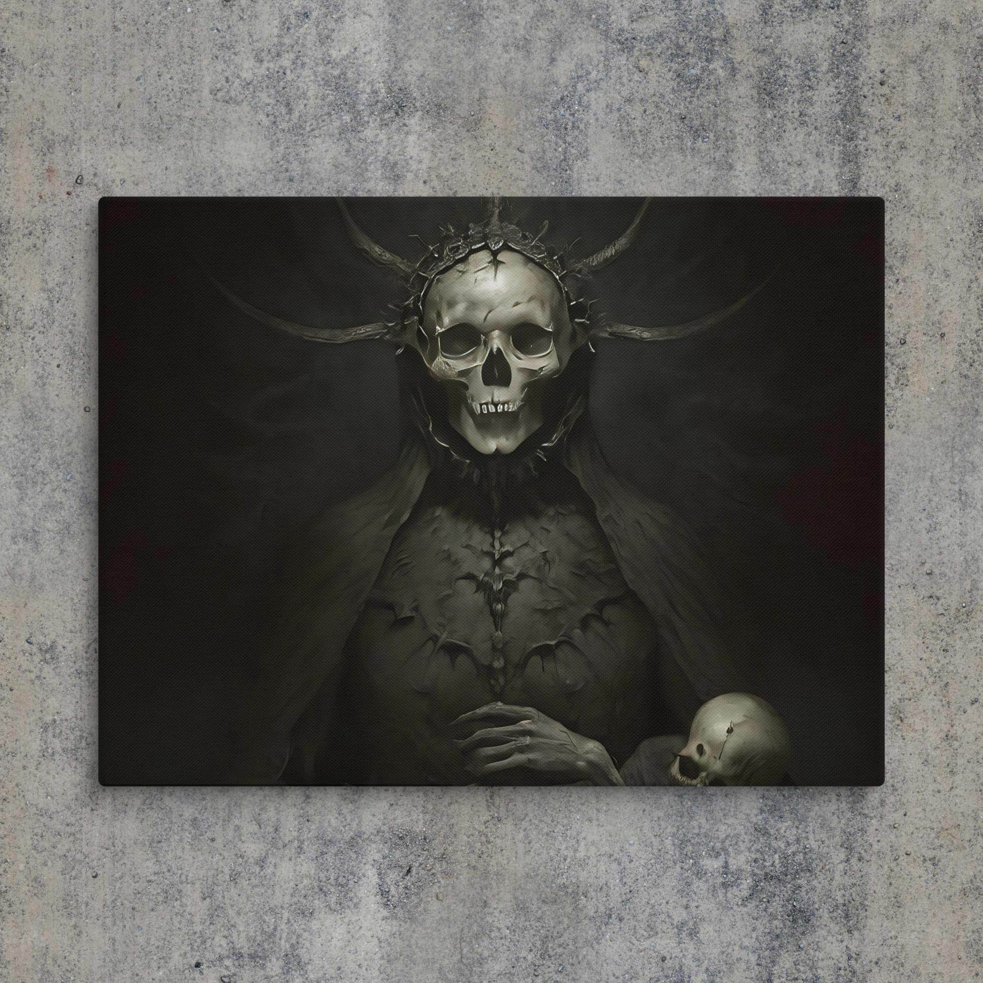 Queen of the Damned Goth Aesthetic Canvas - Pale Blood Store