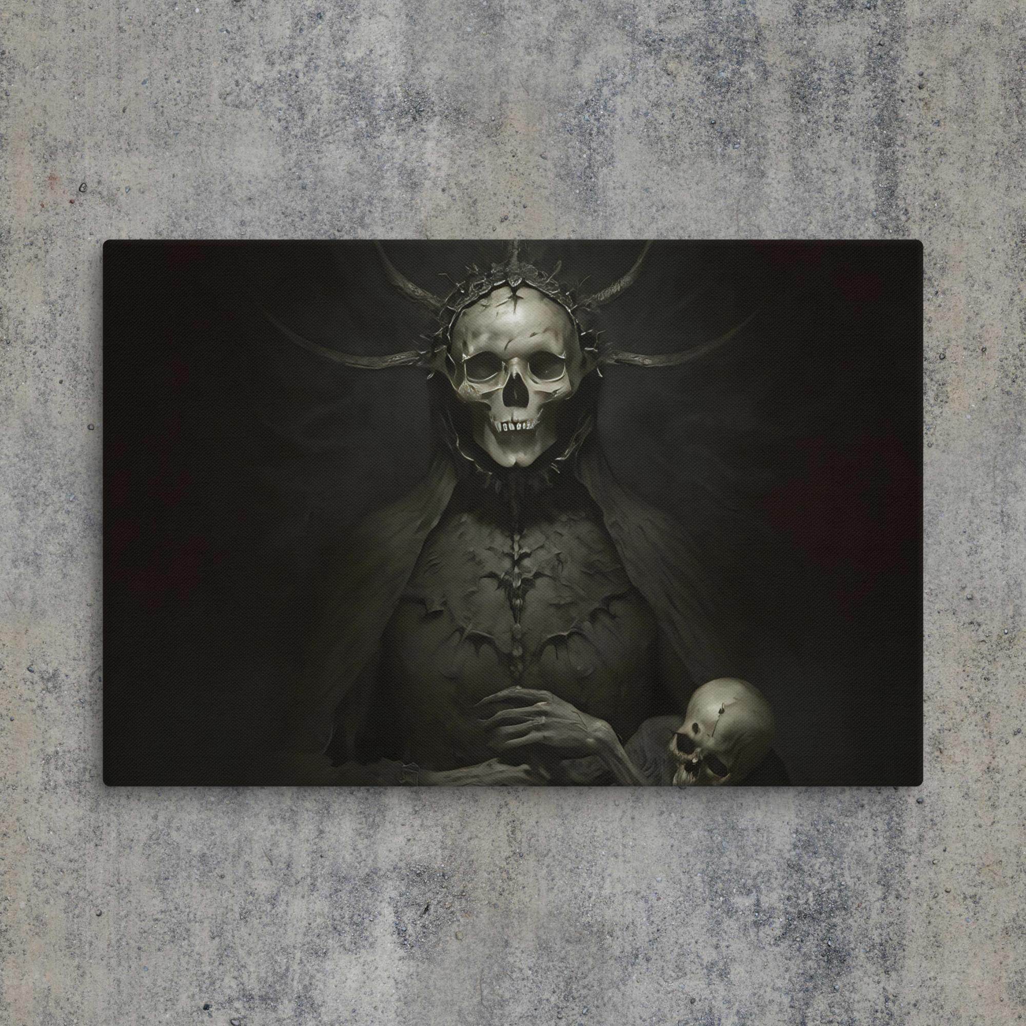 Queen of the Damned Goth Aesthetic Canvas - Pale Blood Store