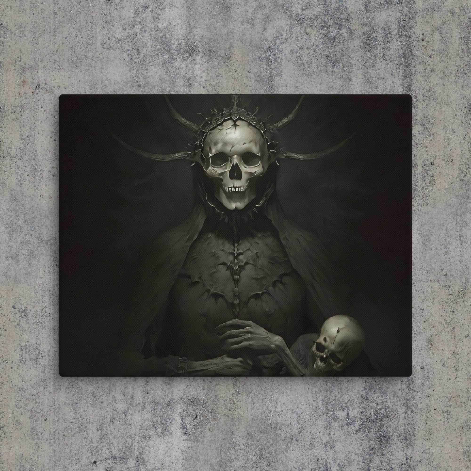 Queen of the Damned Goth Aesthetic Canvas - Pale Blood Store