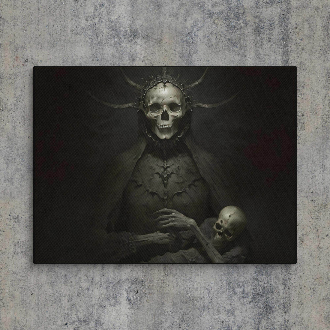 Queen of the Damned Goth Aesthetic Canvas - Pale Blood Store