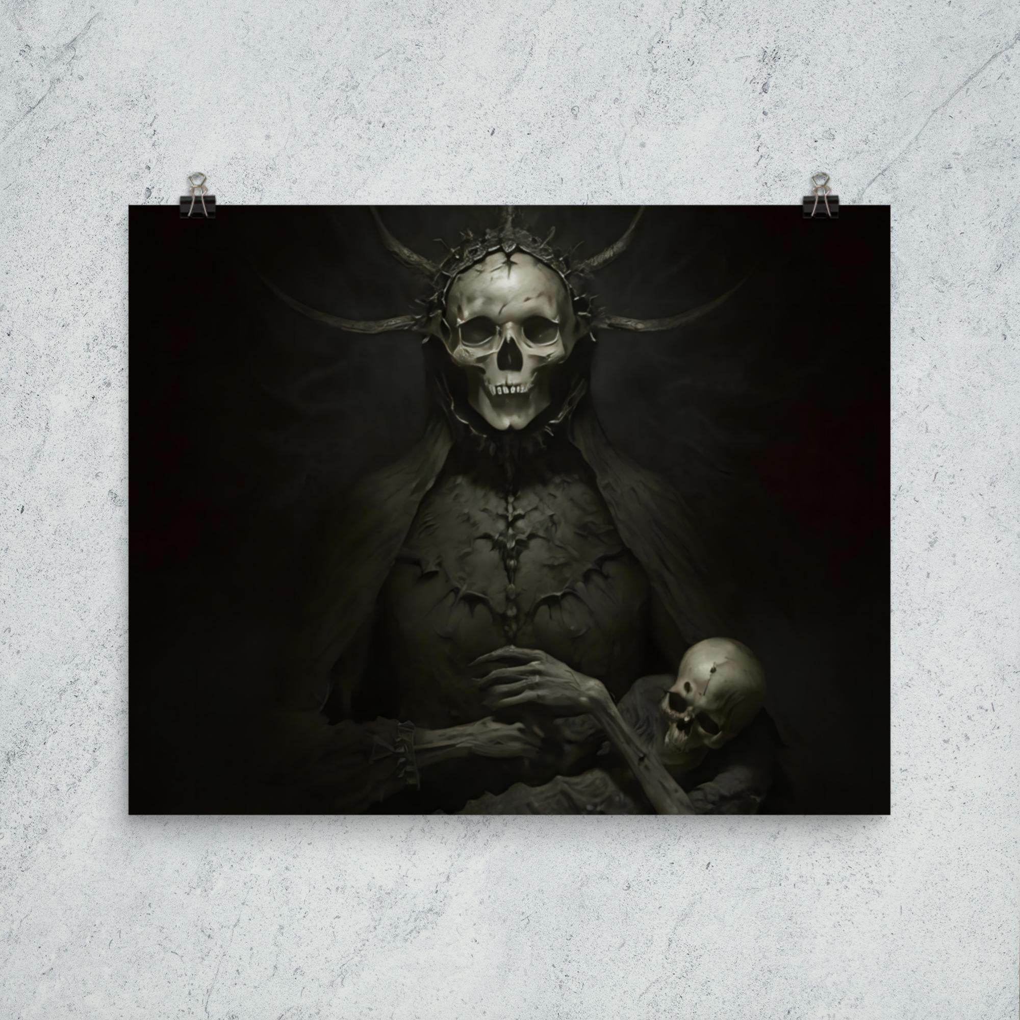 Queen of the Damned Goth Aesthetic Poster - Pale Blood Store