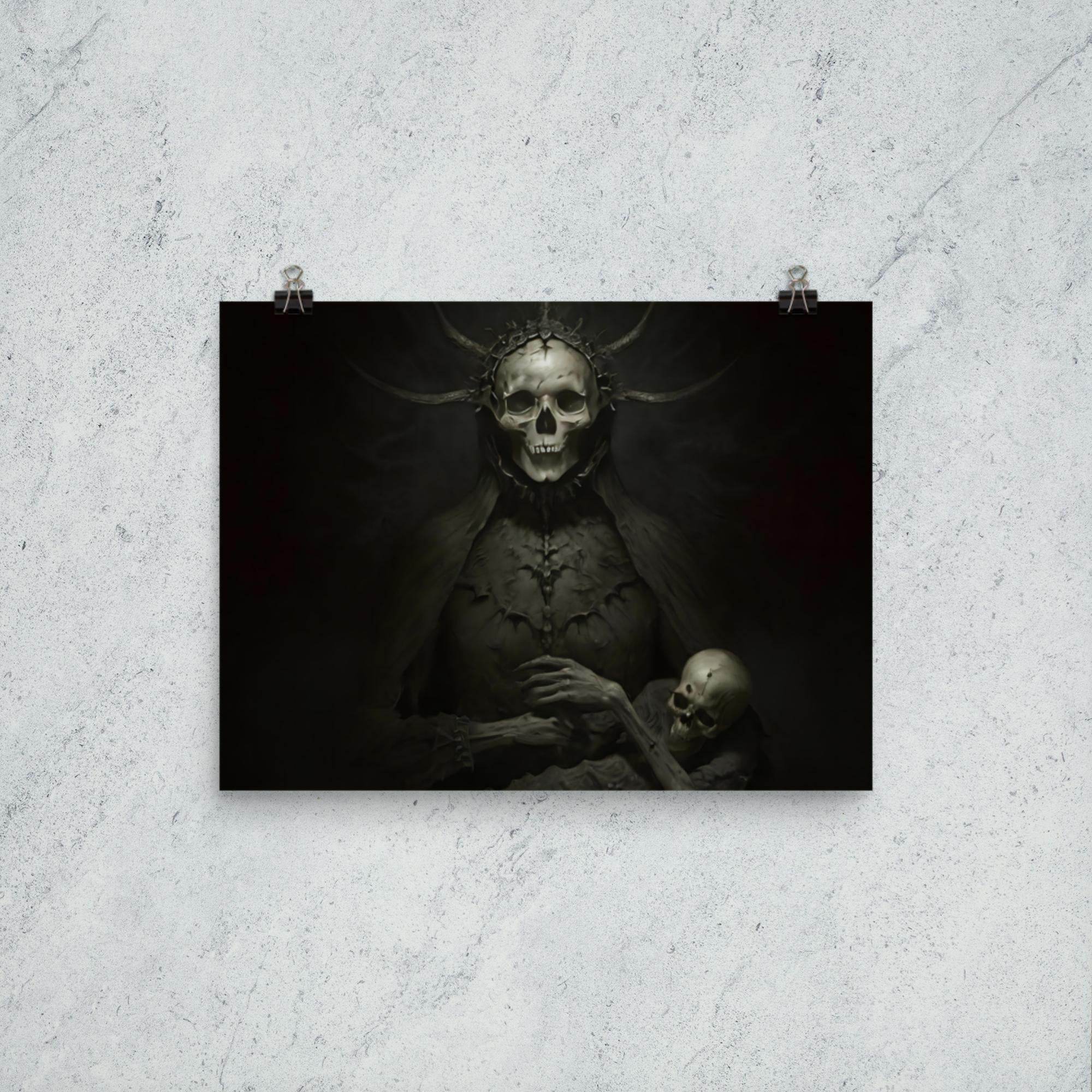 Queen of the Damned Goth Aesthetic Poster - Pale Blood Store