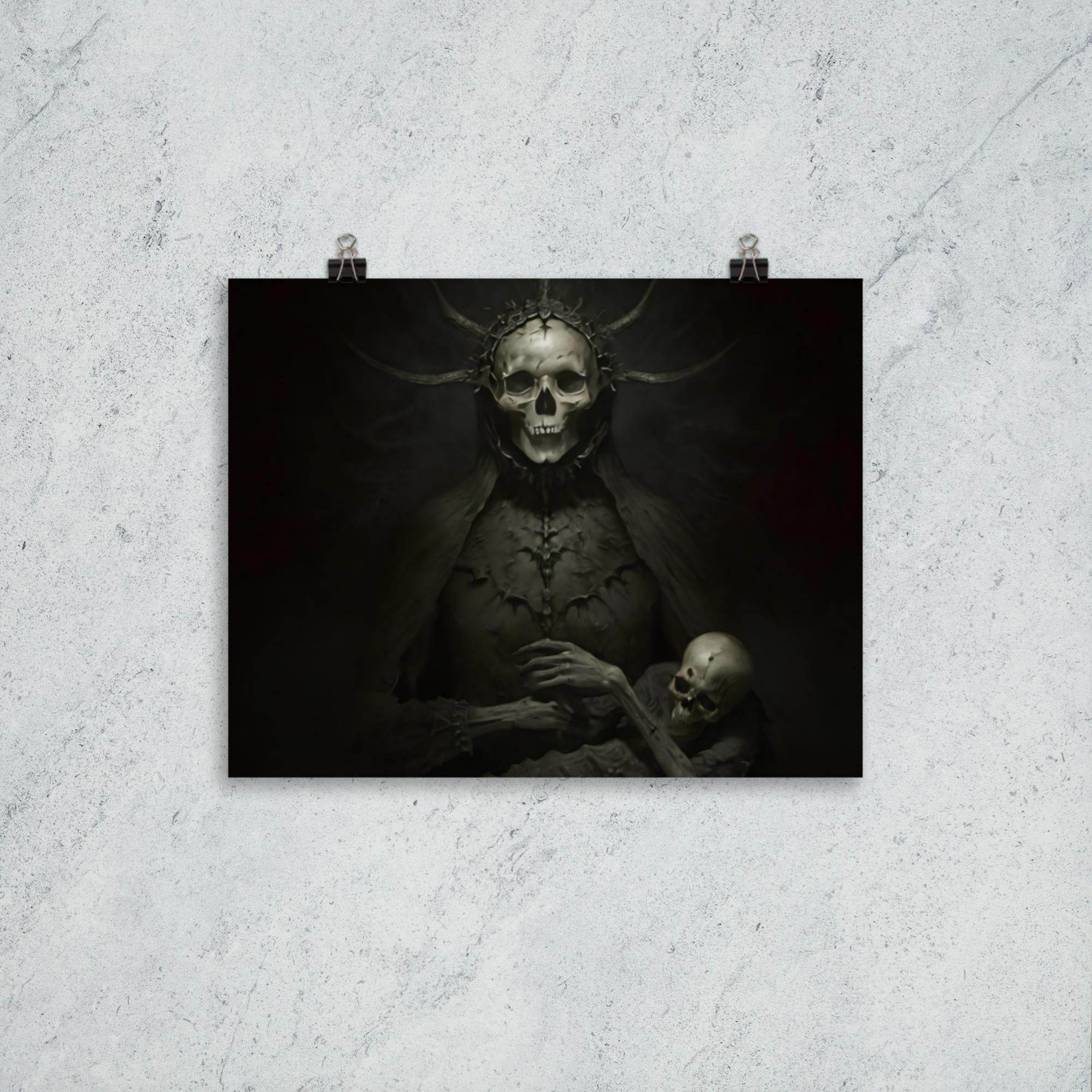 Queen of the Damned Goth Aesthetic Poster - Pale Blood Store