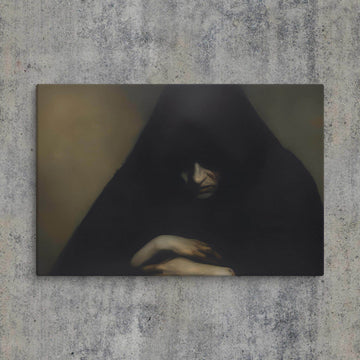 Repent Dark Aesthetic Canvas - Pale Blood Store
