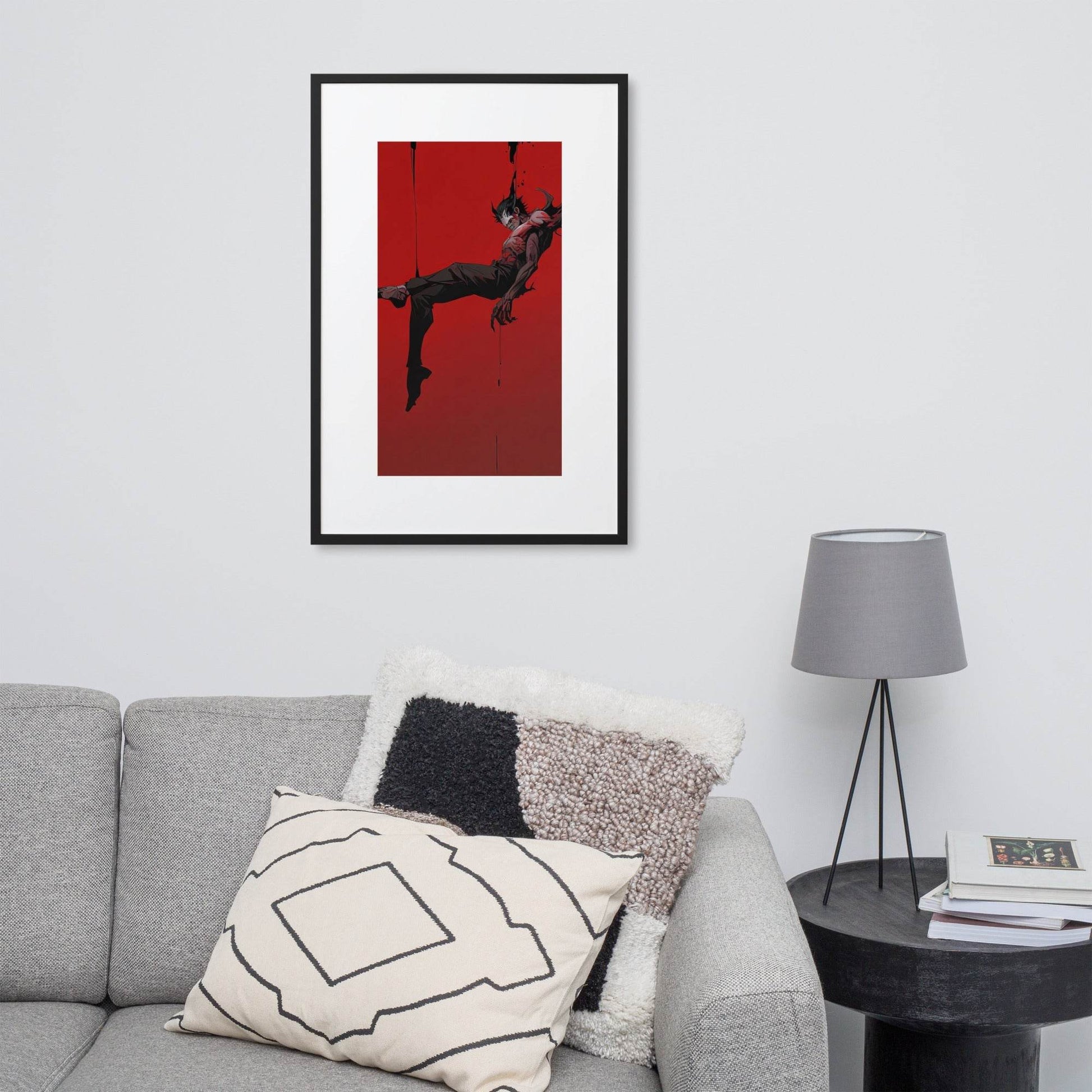 Sanguine Sovereign Neo Goth Framed Poster With Mat - Pale Blood Store