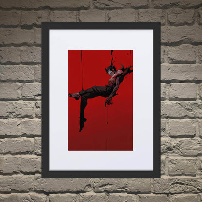 Sanguine Sovereign Neo Goth Framed Poster With Mat - Pale Blood Store