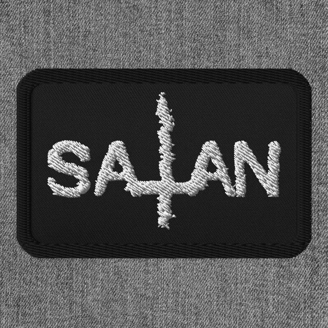 Satan Goth Aesthetic Embroidered Patches - Pale Blood Store