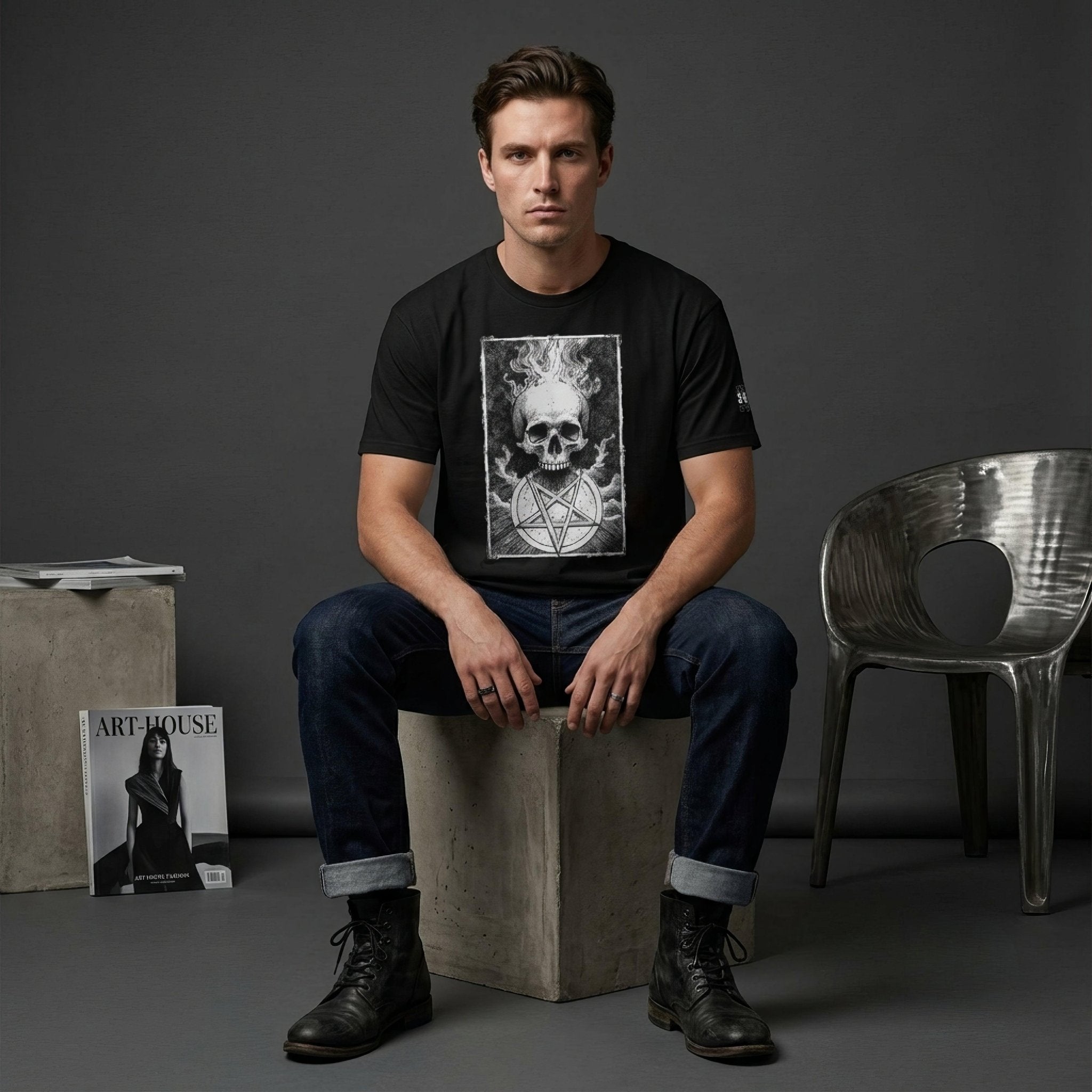 SIXSIXSIX Unisex T-Shirt - ["666","apparel","men","occult","t-shirt","tee","tshirt","unisex","women"] | Pale Blood Store