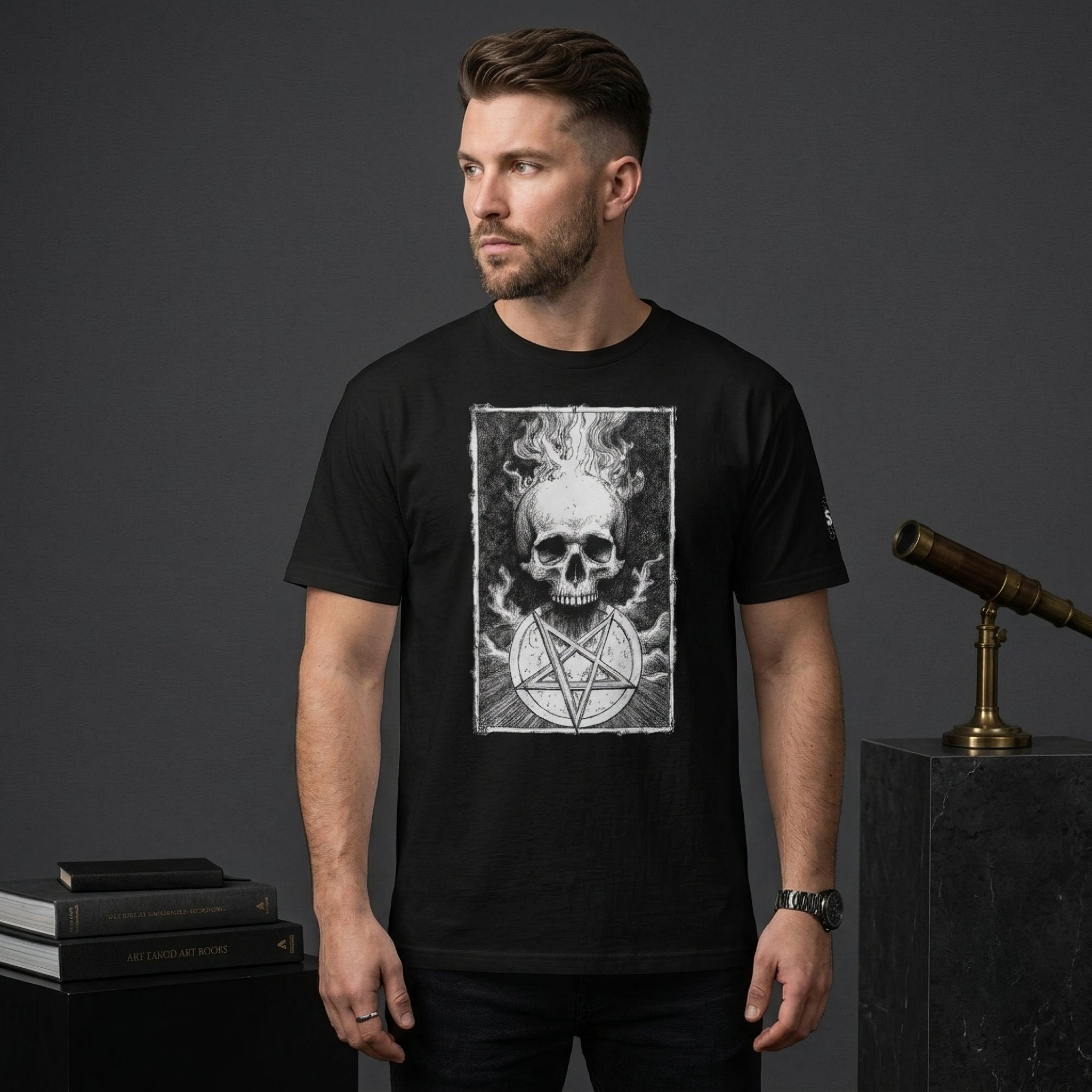 SIXSIXSIX Unisex T-Shirt - ["666","apparel","men","occult","t-shirt","tee","tshirt","unisex","women"] | Pale Blood Store