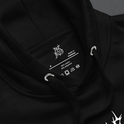 Slither Sister Black Metal Style Unisex Hoodie - Pale Blood Store