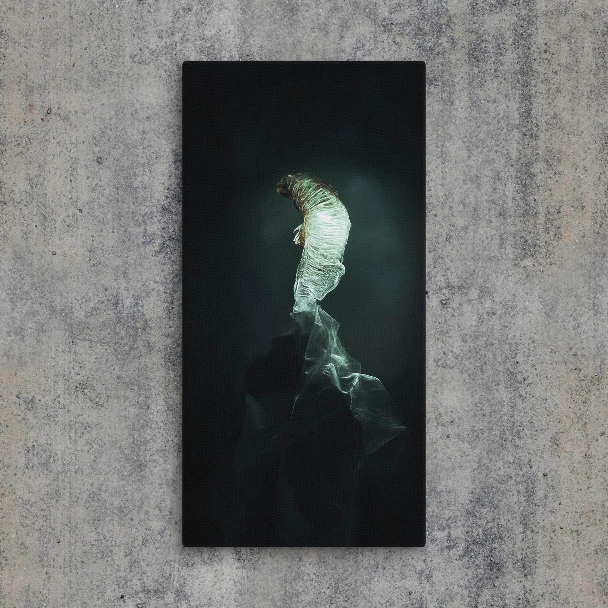 The Dim Light of False Hope - A Haunting Abstract Art Canvas - Pale Blood Store