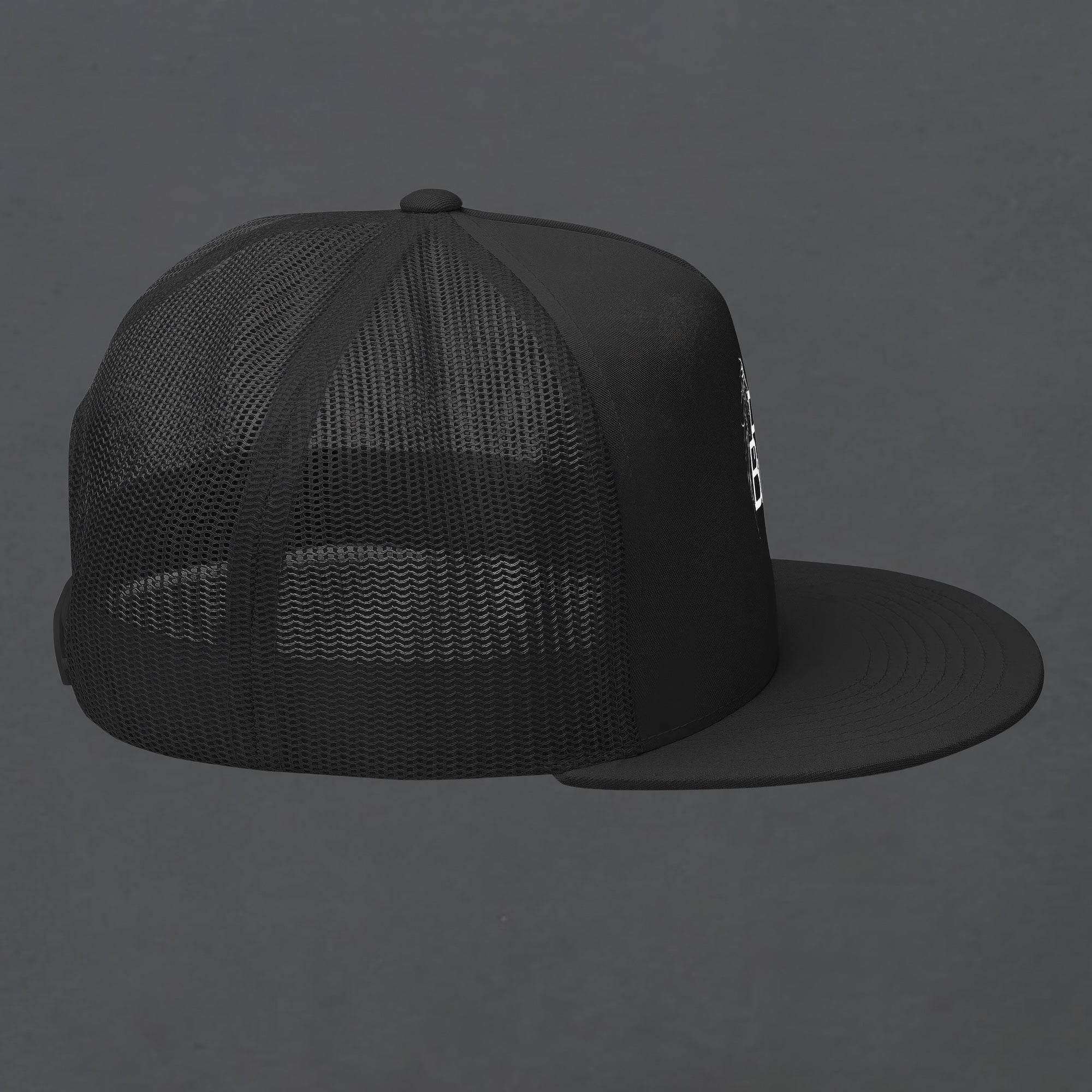 The Fallen Logo Trucker Cap WoB – Dark Headwear - Pale Blood Store