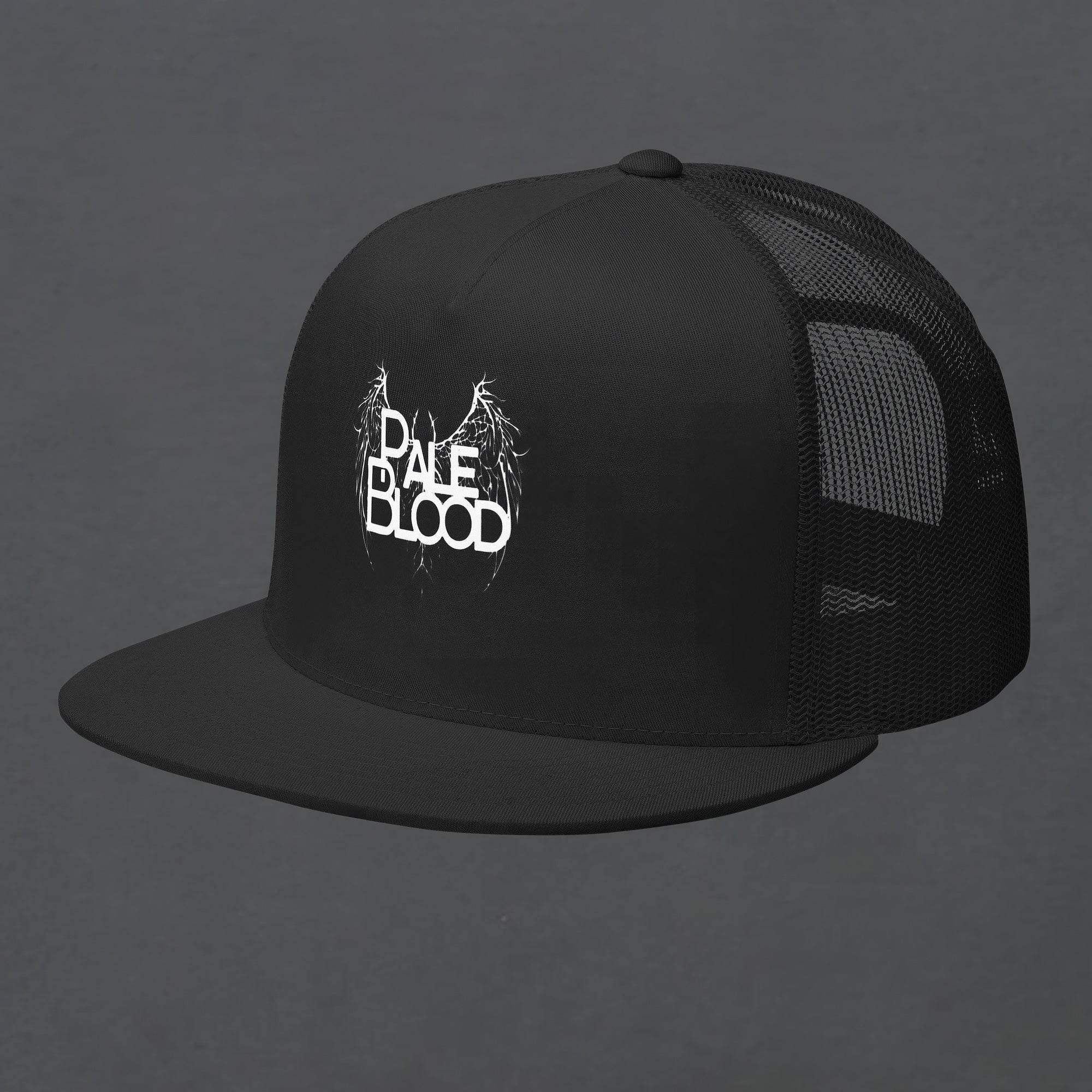 The Fallen Logo Trucker Cap WoB – Dark Headwear - Pale Blood Store