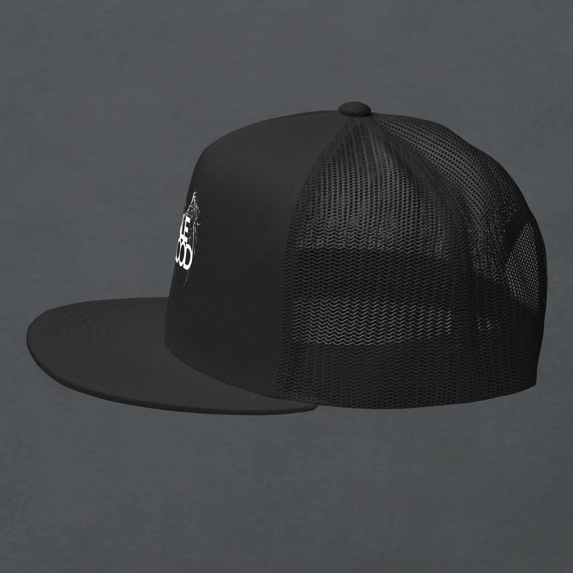 The Fallen Logo Trucker Cap WoB – Dark Headwear - Pale Blood Store
