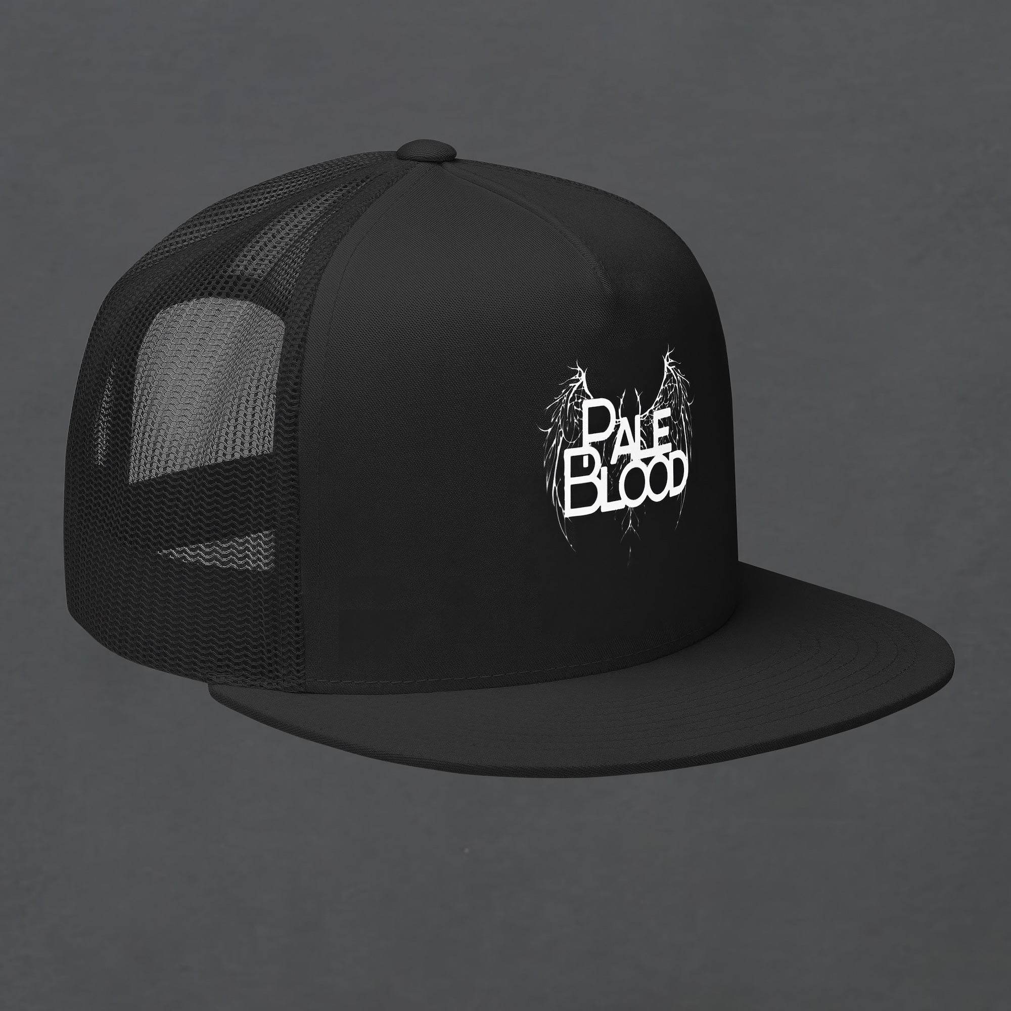 The Fallen Logo Trucker Cap WoB – Dark Headwear - Pale Blood Store