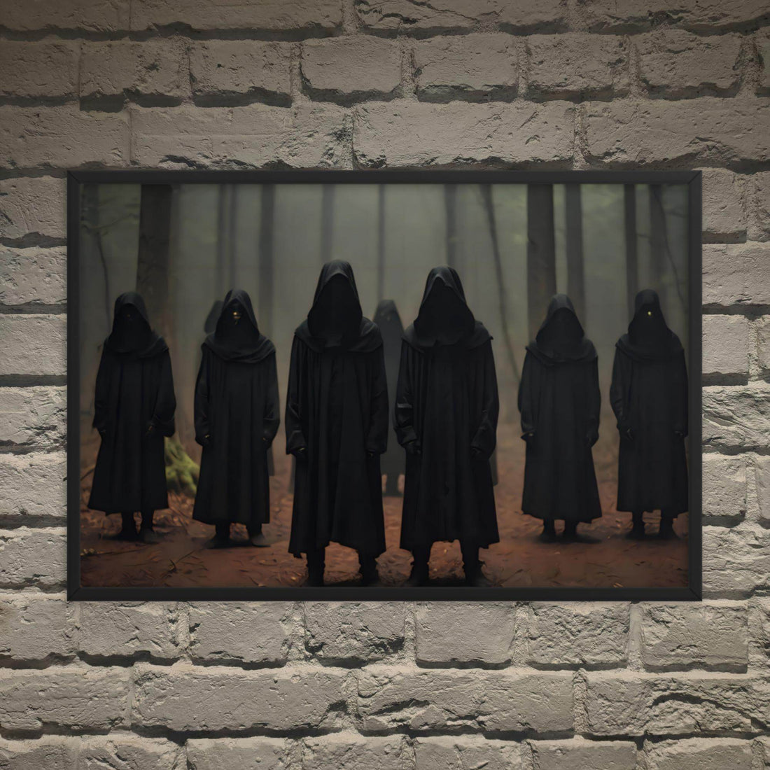 The Gathering Dark Aesthetic Framed Poster - Pale Blood Store