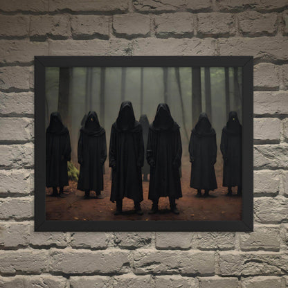 The Gathering Dark Aesthetic Framed Poster - Pale Blood Store