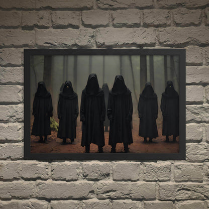 The Gathering Dark Aesthetic Framed Poster - Pale Blood Store