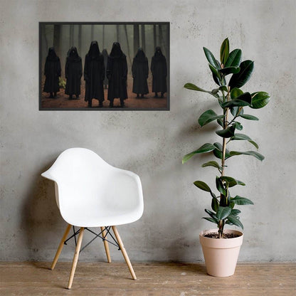 The Gathering Dark Aesthetic Framed Poster - Pale Blood Store
