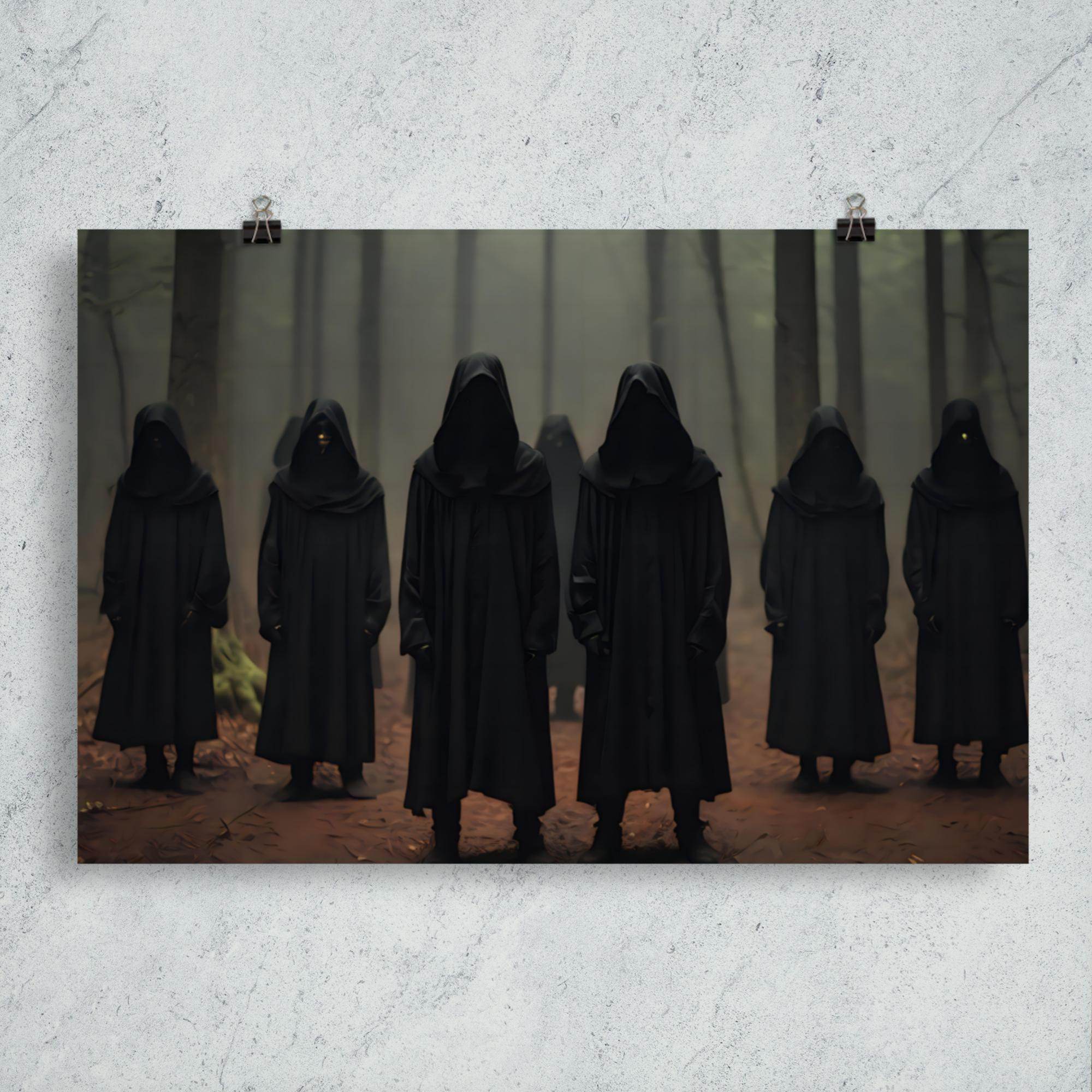 The Gathering Dark Aesthetic Poster - Pale Blood Store