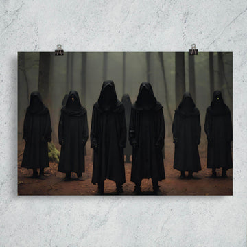 The Gathering Dark Aesthetic Poster - Pale Blood Store