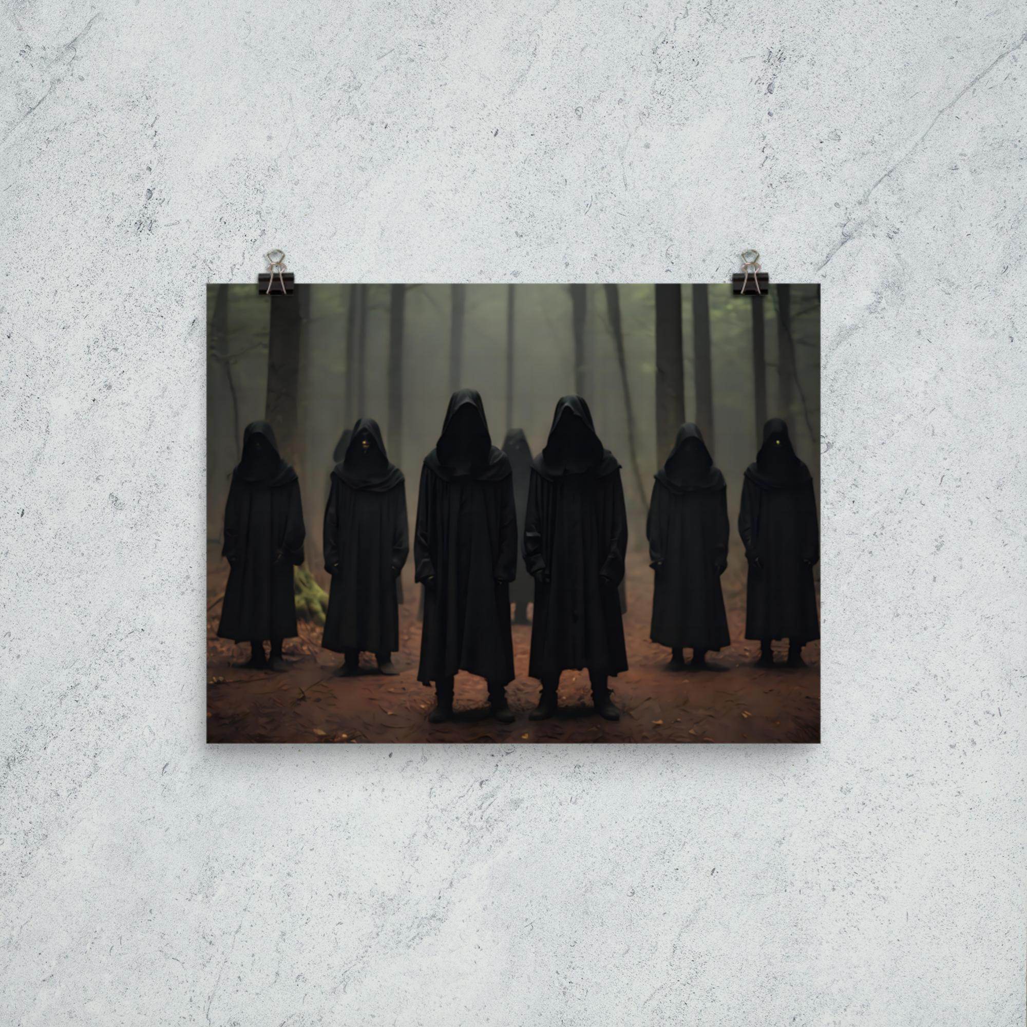 The Gathering Dark Aesthetic Poster - Pale Blood Store