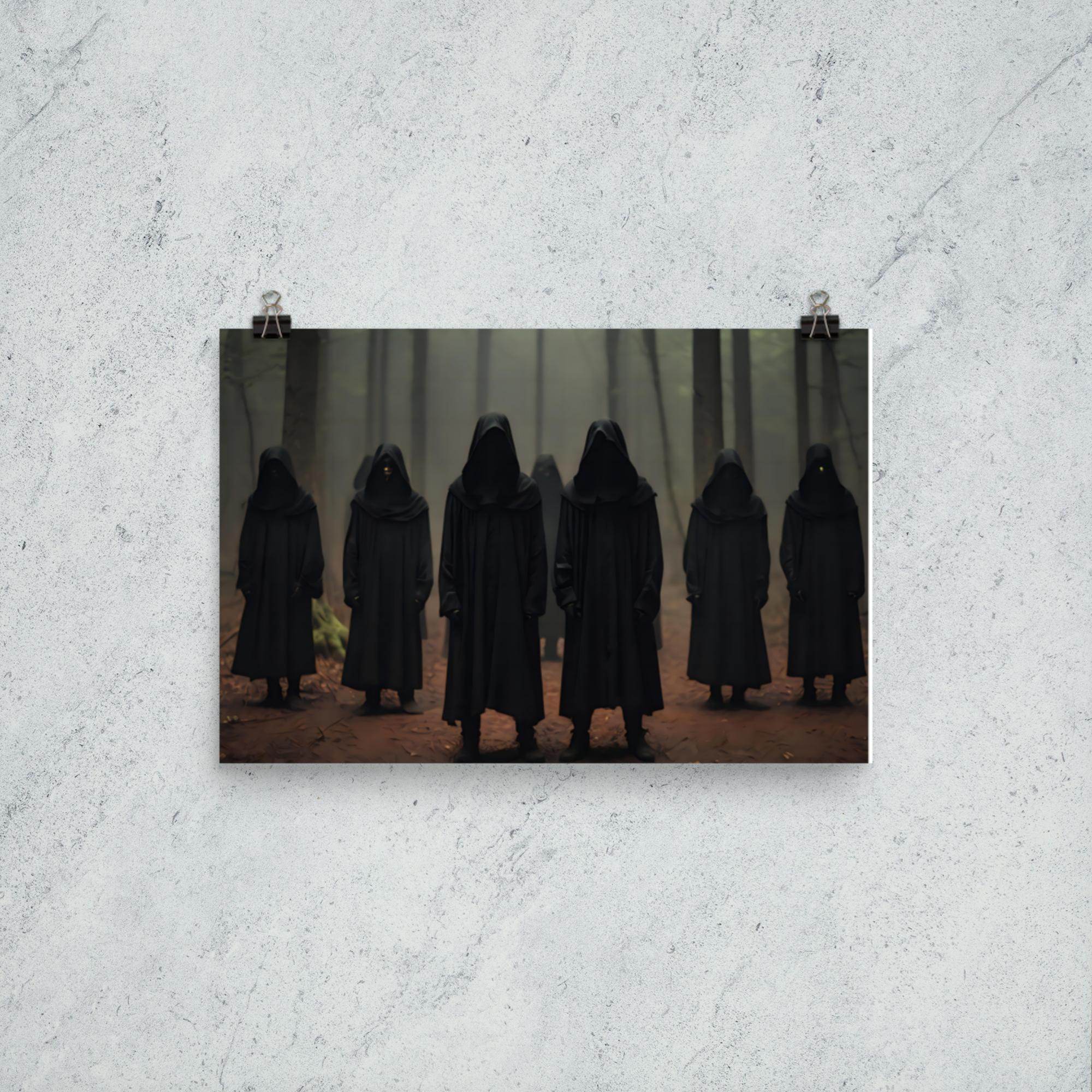 The Gathering Dark Aesthetic Poster - Pale Blood Store