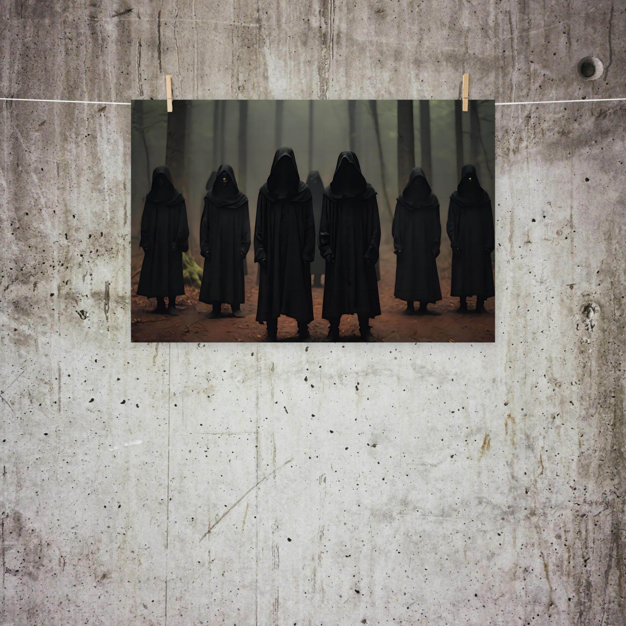 The Gathering Dark Aesthetic Poster - Pale Blood Store