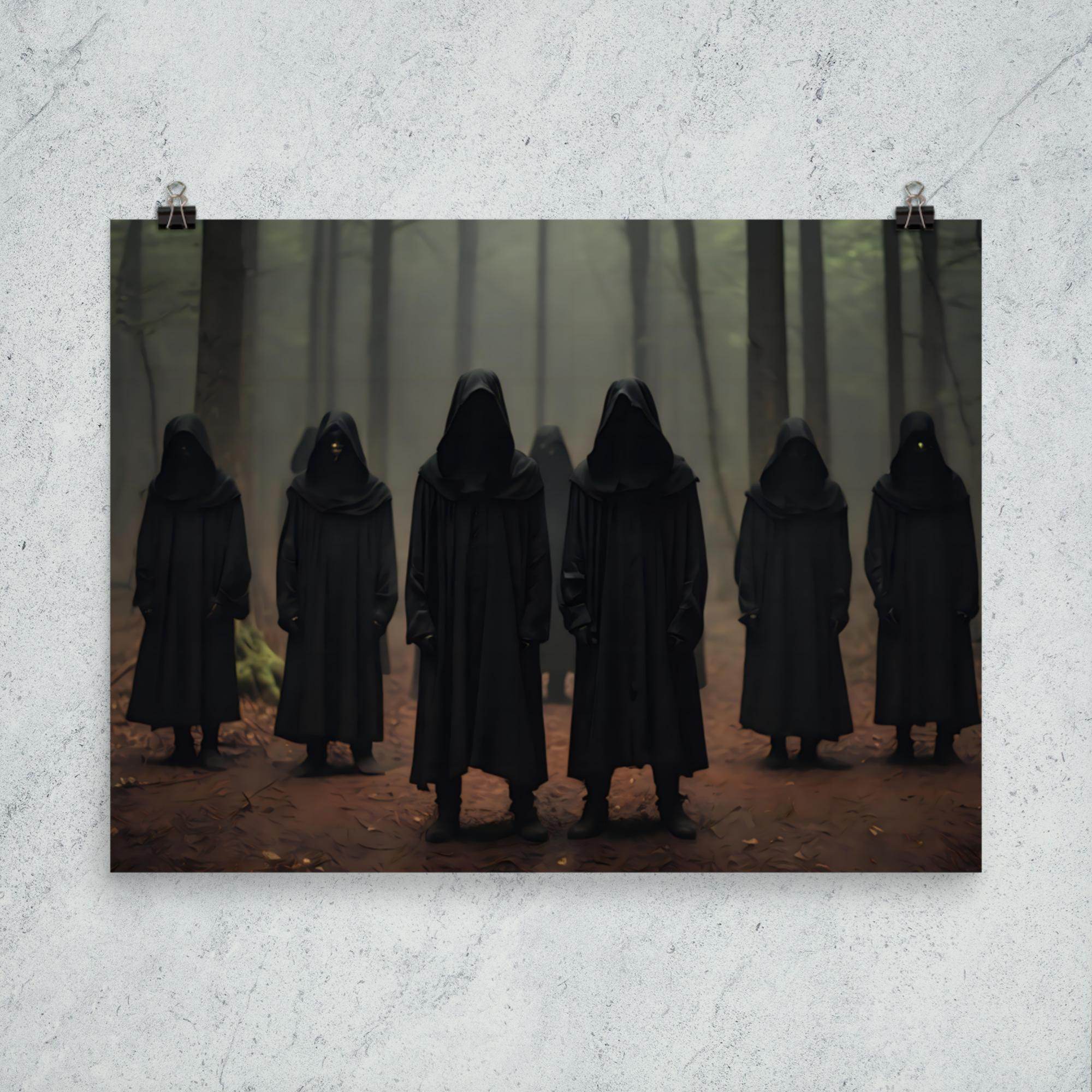 The Gathering Dark Aesthetic Poster - Pale Blood Store