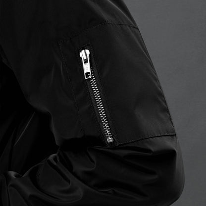 The Golden Hamsa Dark Aesthetic Bomber Jacket - Pale Blood Store