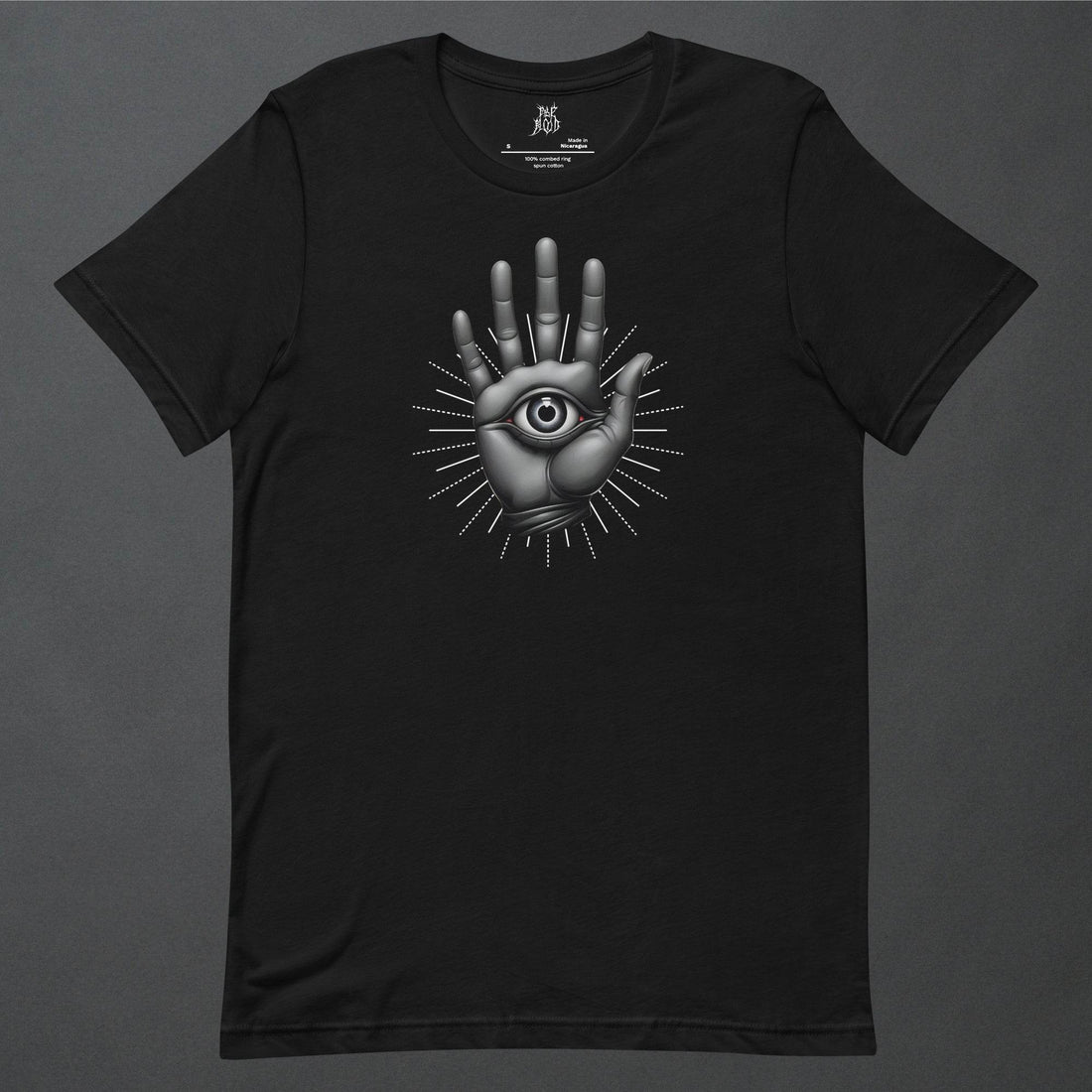 The Hamsa Dark Aesthetic Unisex T-Shirt - Pale Blood Store