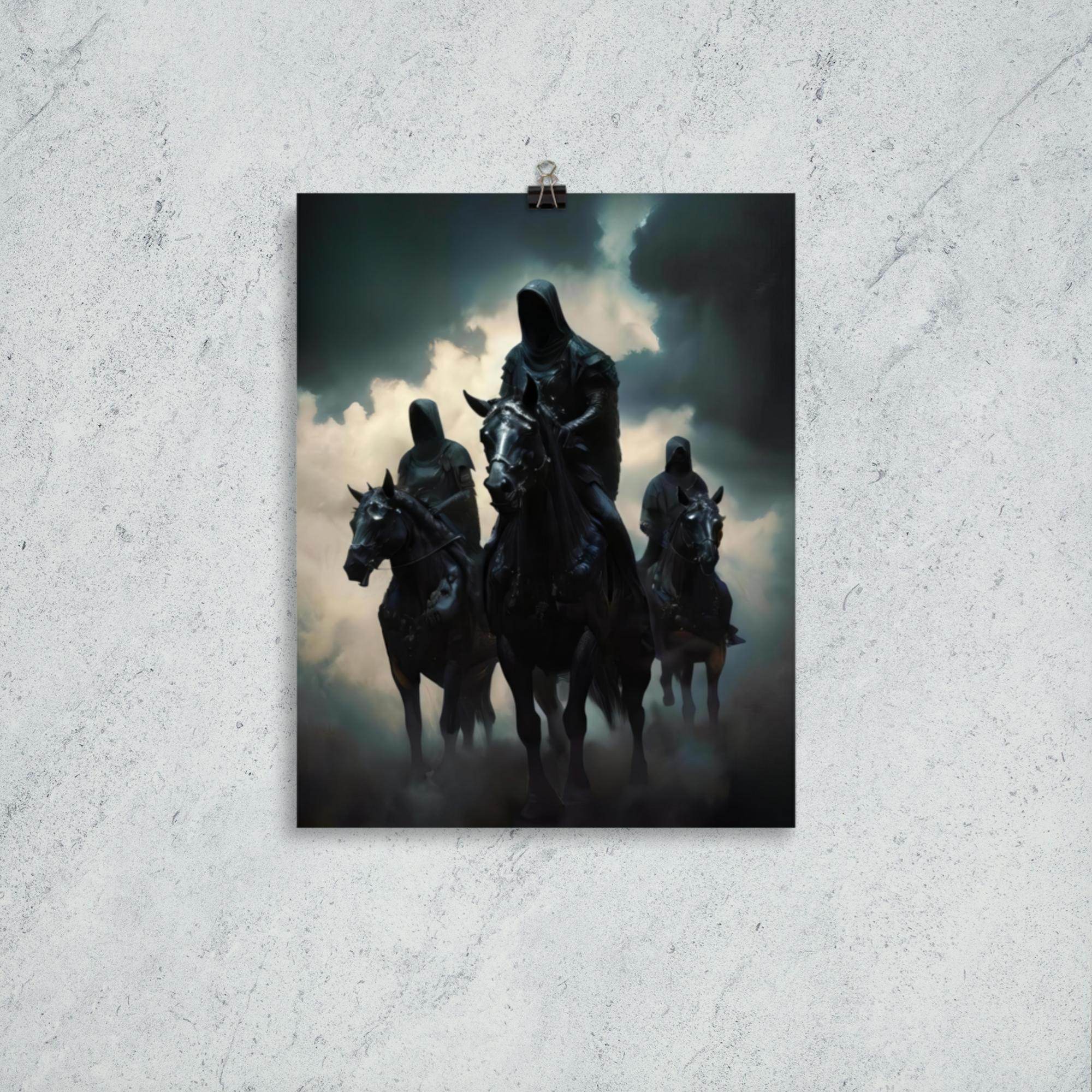 The Horsemen Dark Art Poster - Pale Blood Store