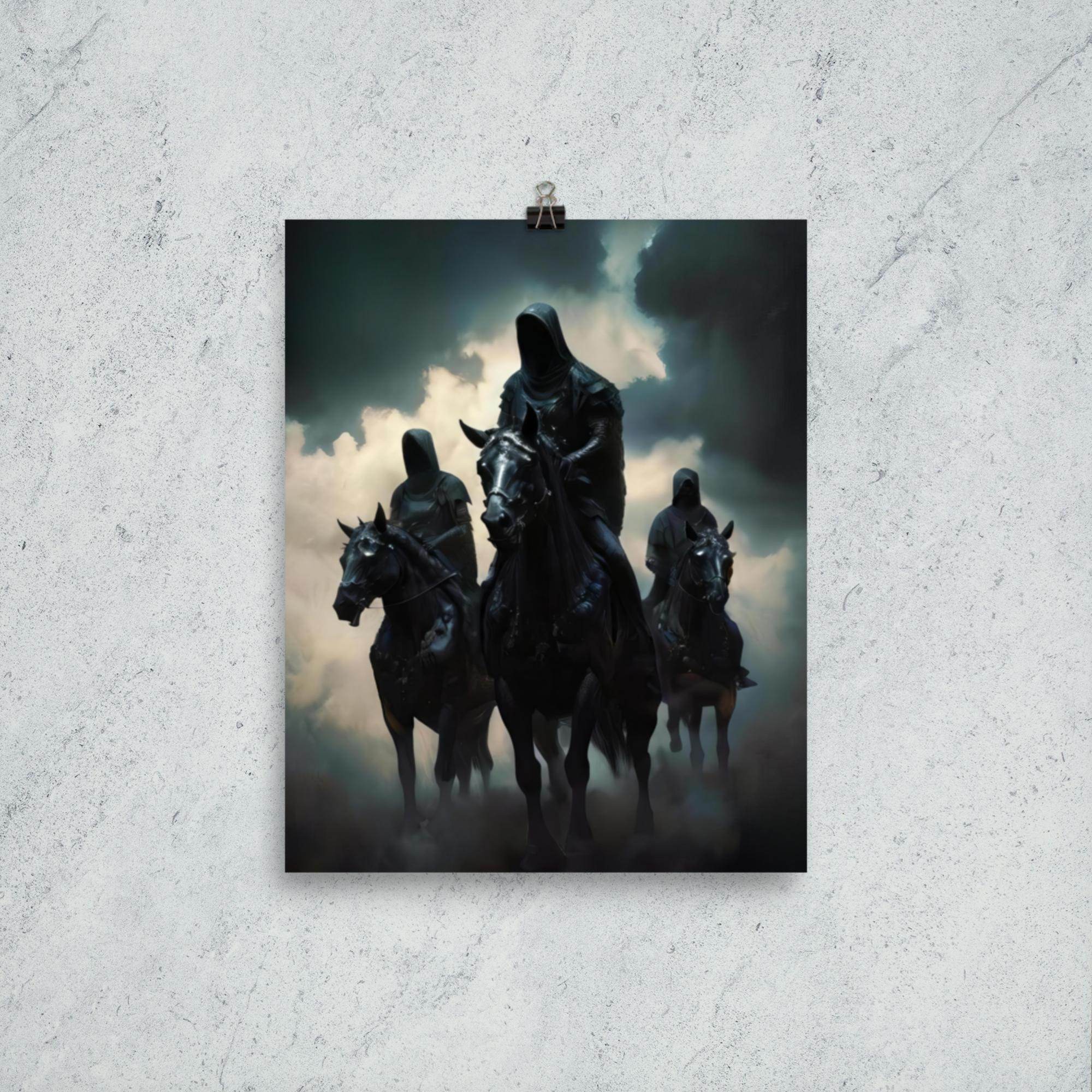 The Horsemen Dark Art Poster - Pale Blood Store