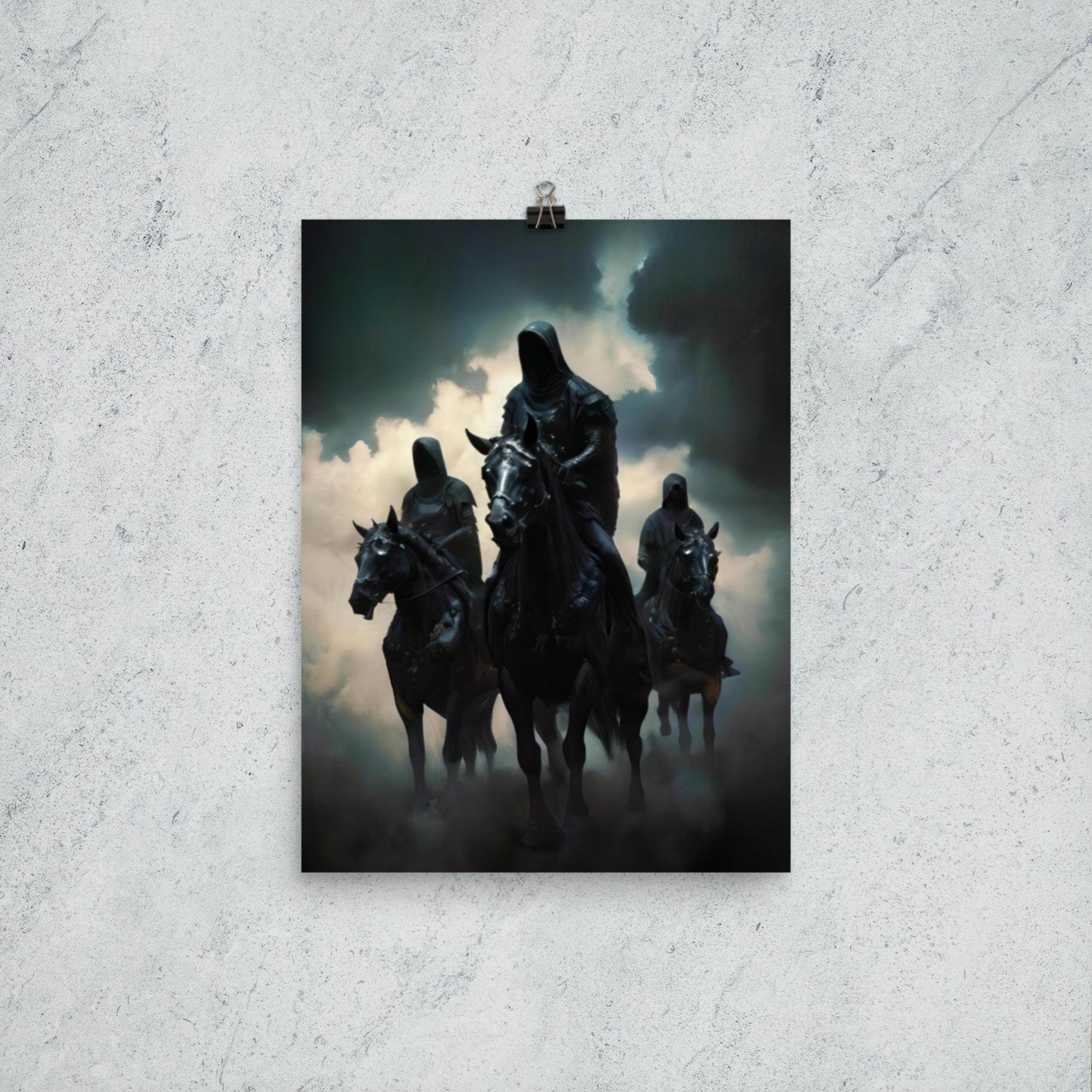 The Horsemen Dark Art Poster - Pale Blood Store