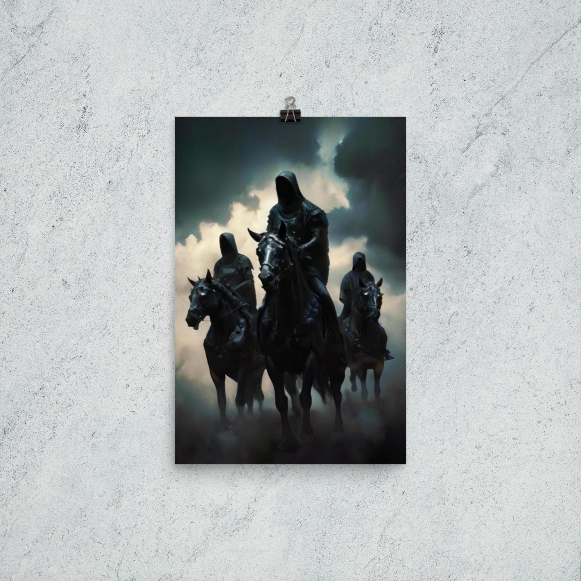 The Horsemen Dark Art Poster - Pale Blood Store