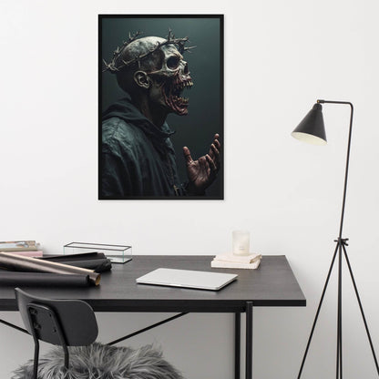 The Preacher Dark Art Framed Poster - Pale Blood Store