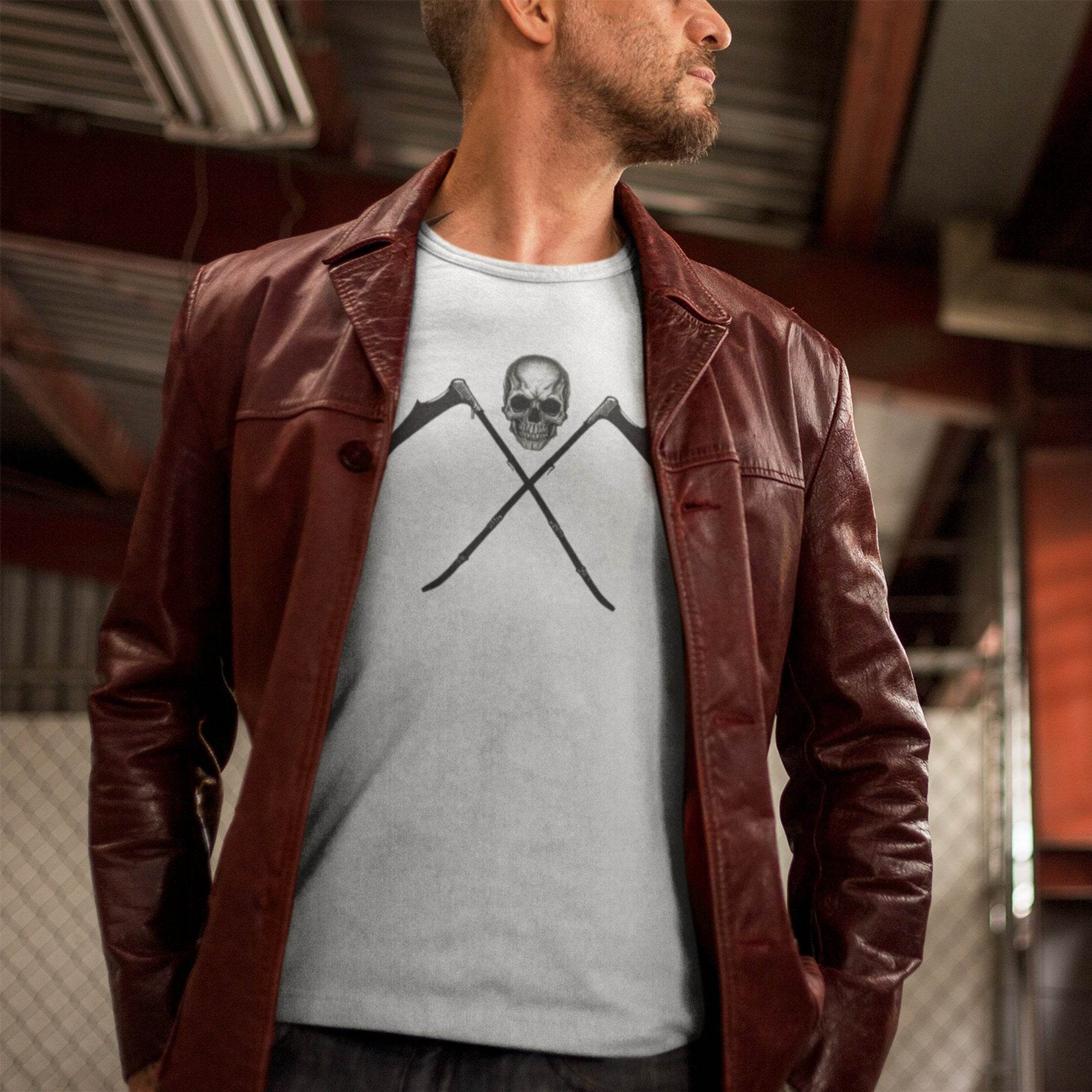 The Reaper Black Metal Style Unisex T-Shirt - Pale Blood Store