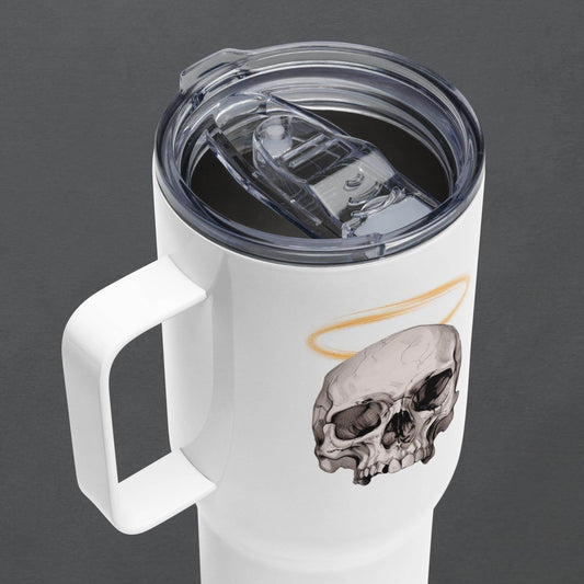 The Saint Neo Goth Travel Mug with Handle - Pale Blood Store