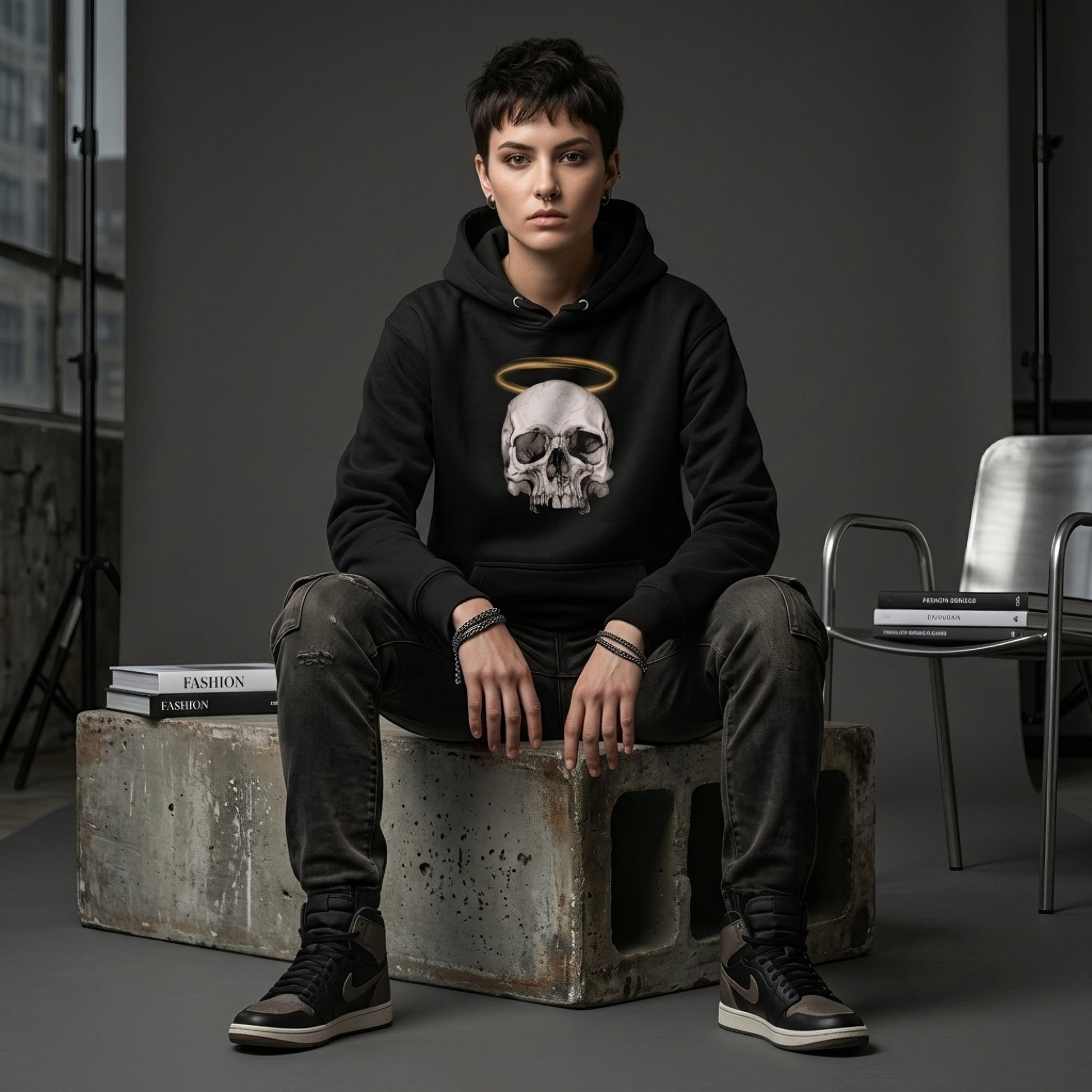 The Saint Neo Goth Unisex Hoodie - ["apparel","hoodie","men","the saint","unisex","winter","women"] | Pale Blood Store