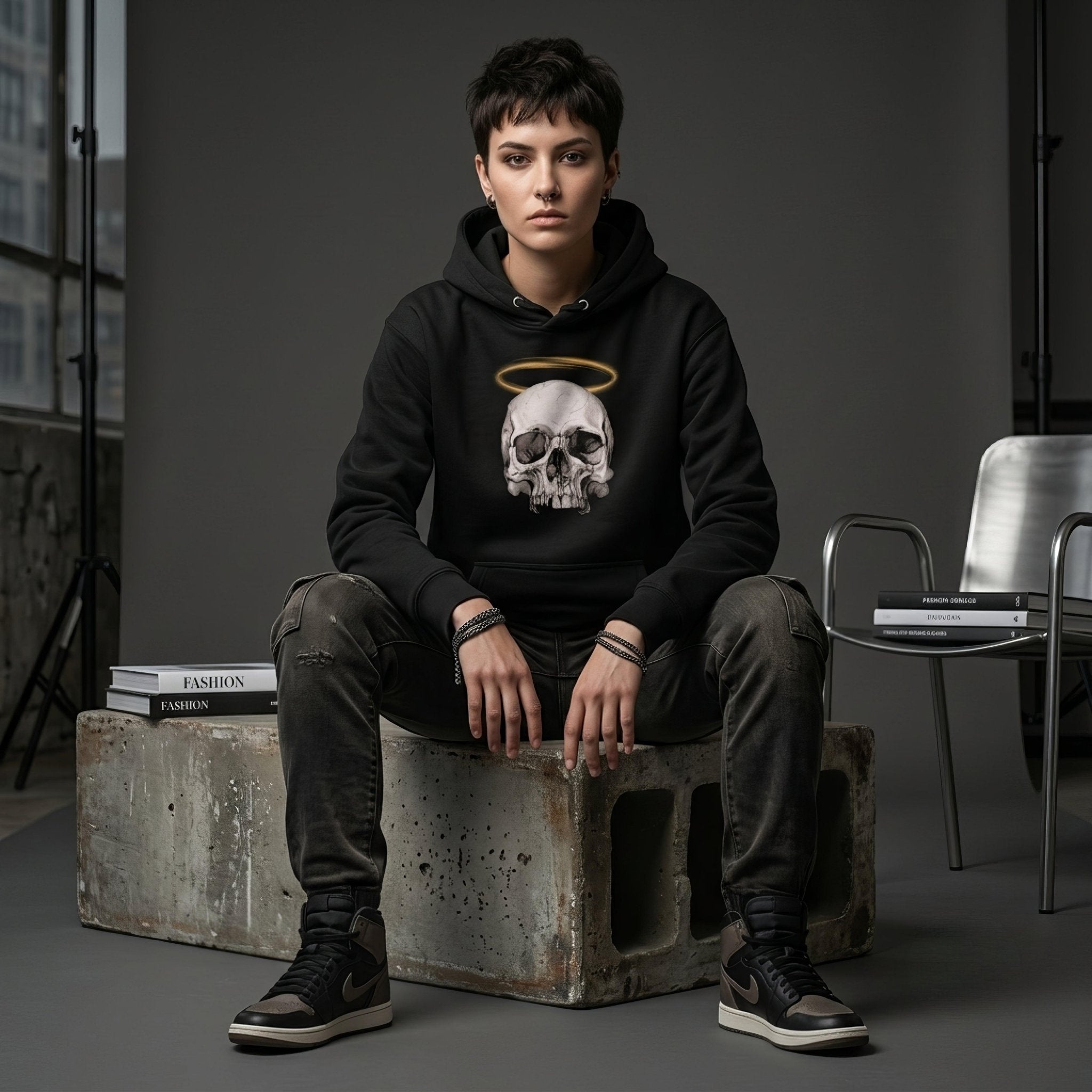 The Saint Neo Goth Unisex Hoodie - ["apparel","hoodie","men","the saint","unisex","winter","women"] | Pale Blood Store