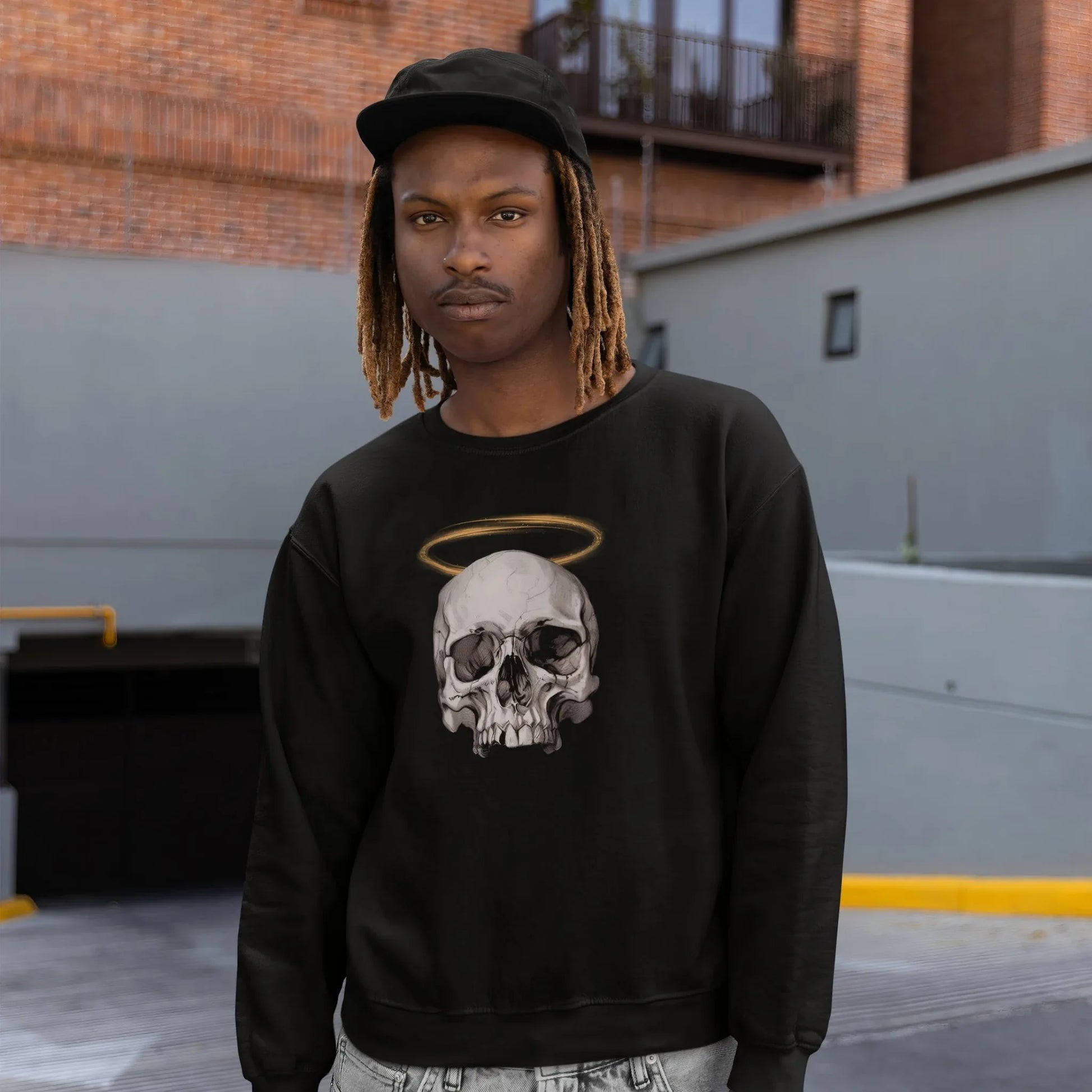 The Saint Neo Goth Unisex Premium Sweatshirt - Pale Blood Store