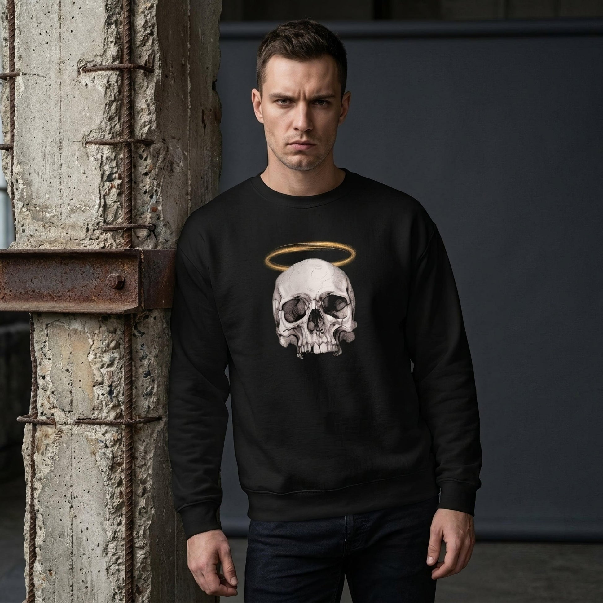 The Saint Neo Goth Unisex Premium Sweatshirt - ["apparel","men","premium","sweatshirt","unisex","women"] | Pale Blood Store