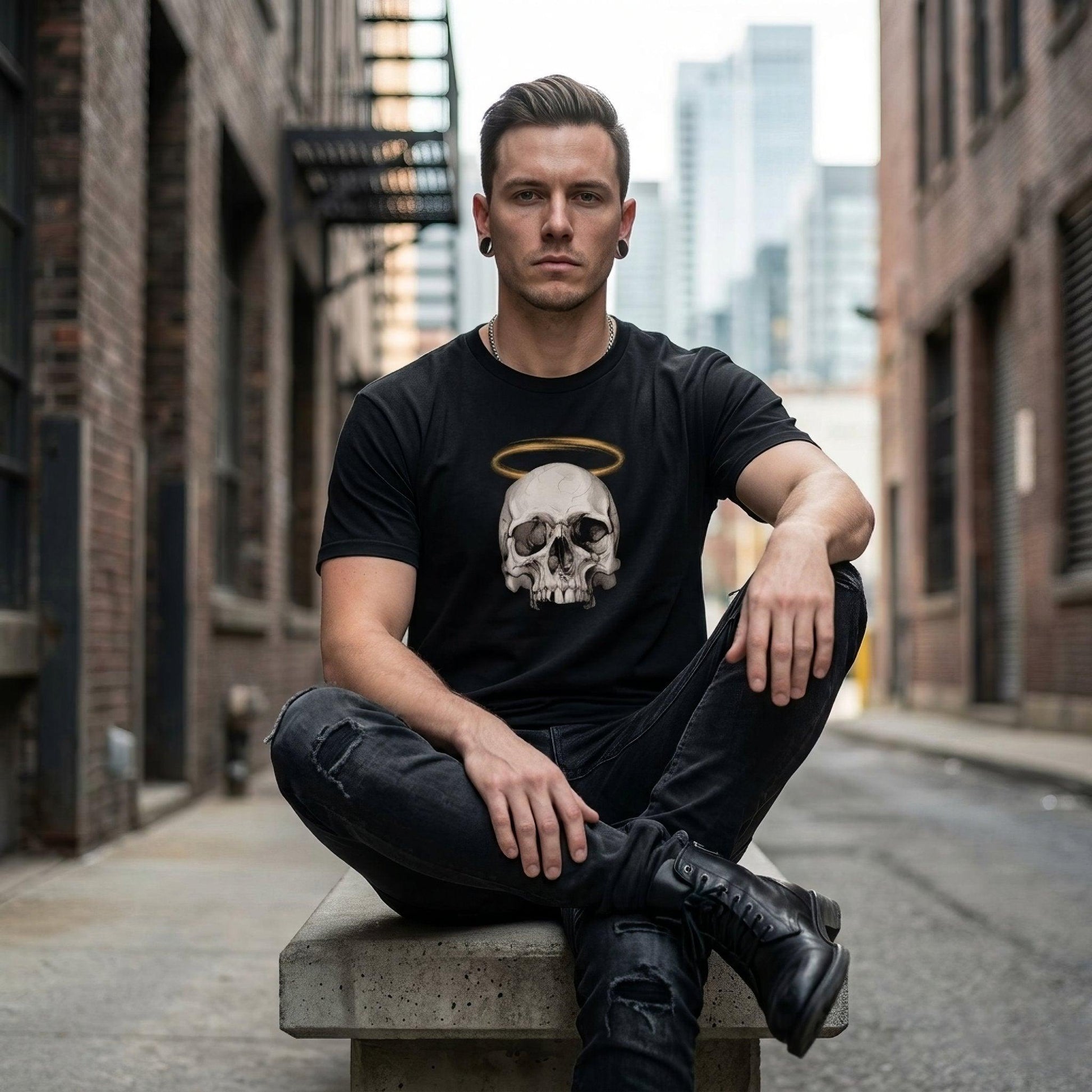 The Saint Neo Goth Unisex T Shirt - ["black","men","neo goth","t-shirt","tee","the saint","tshirt","unisex","women"] | Pale Blood Store