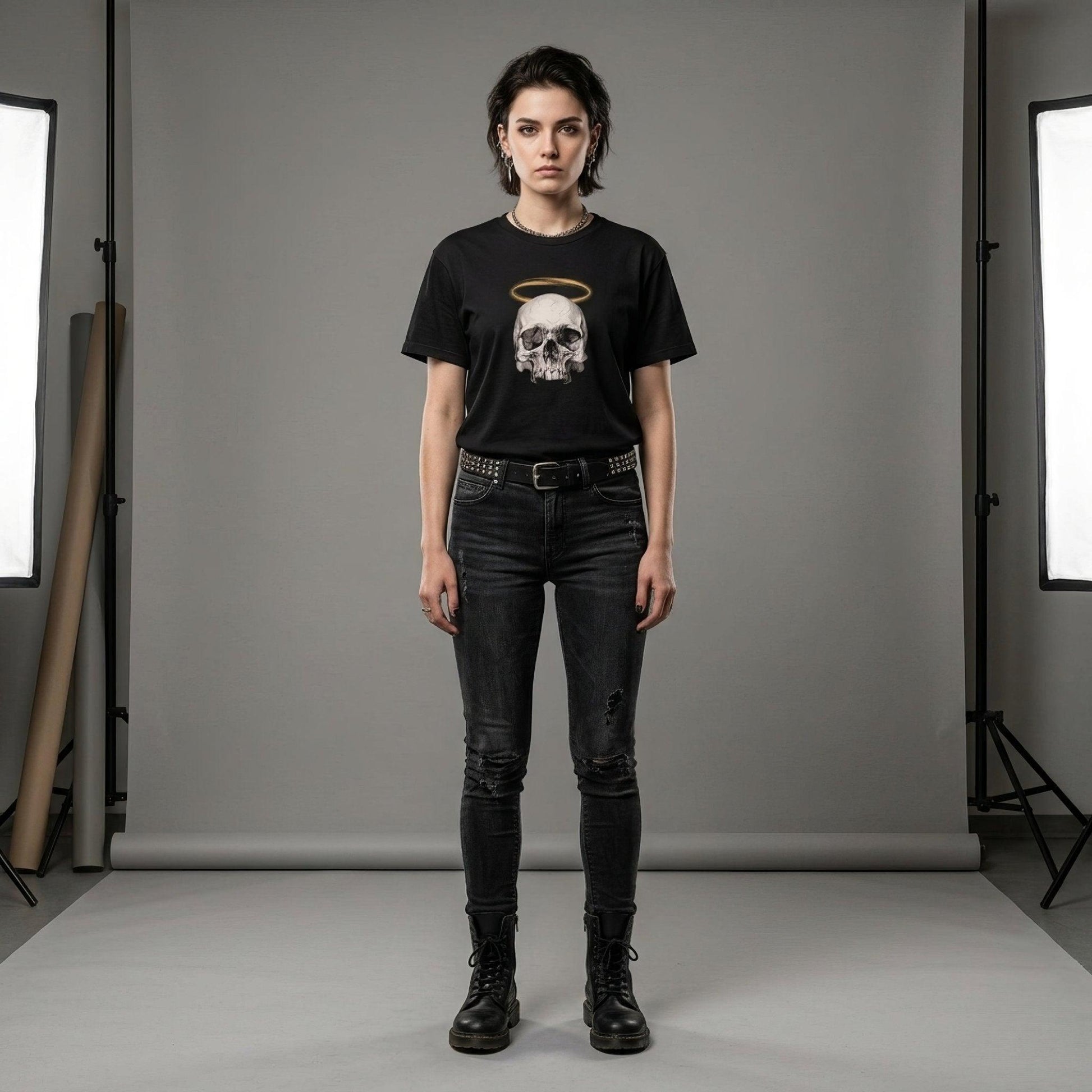 The Saint Neo Goth Unisex T Shirt - ["black","men","neo goth","t-shirt","tee","the saint","tshirt","unisex","women"] | Pale Blood Store