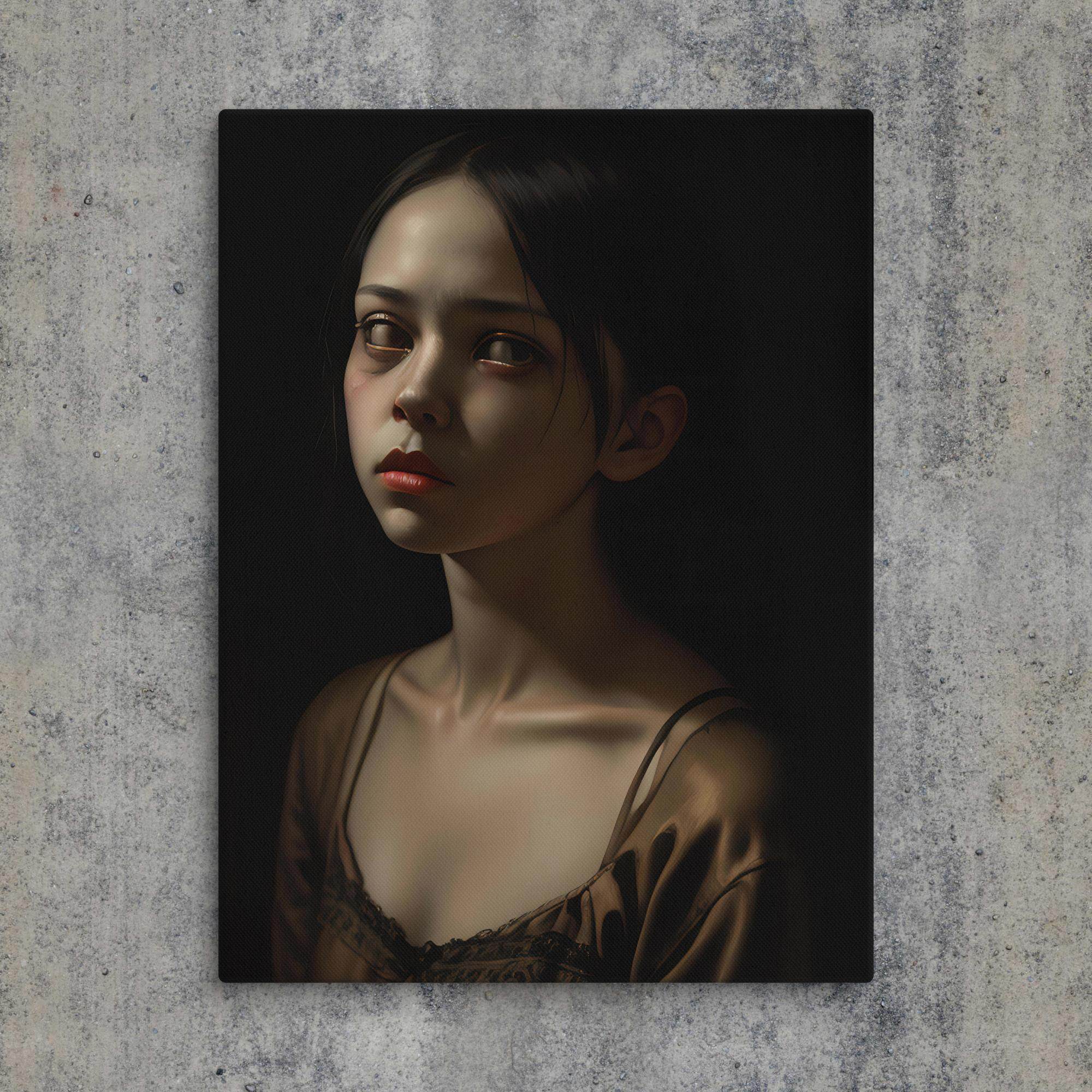 The Sound of Terror Dark Aesthetic Canvas - Pale Blood Store