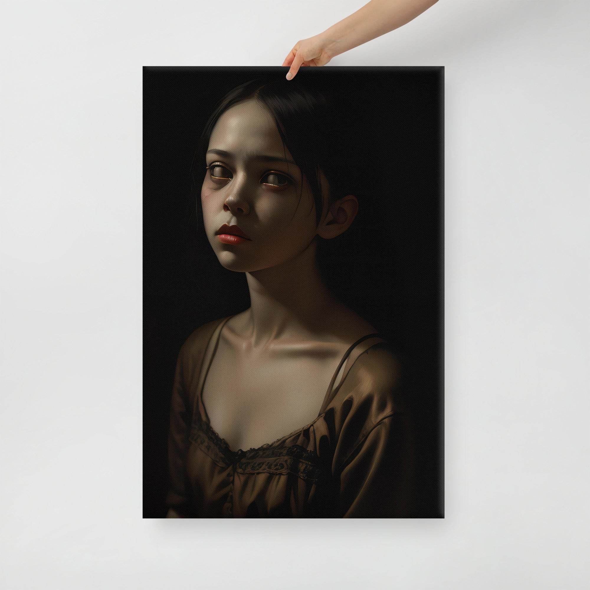 The Sound of Terror Dark Aesthetic Canvas - Pale Blood Store