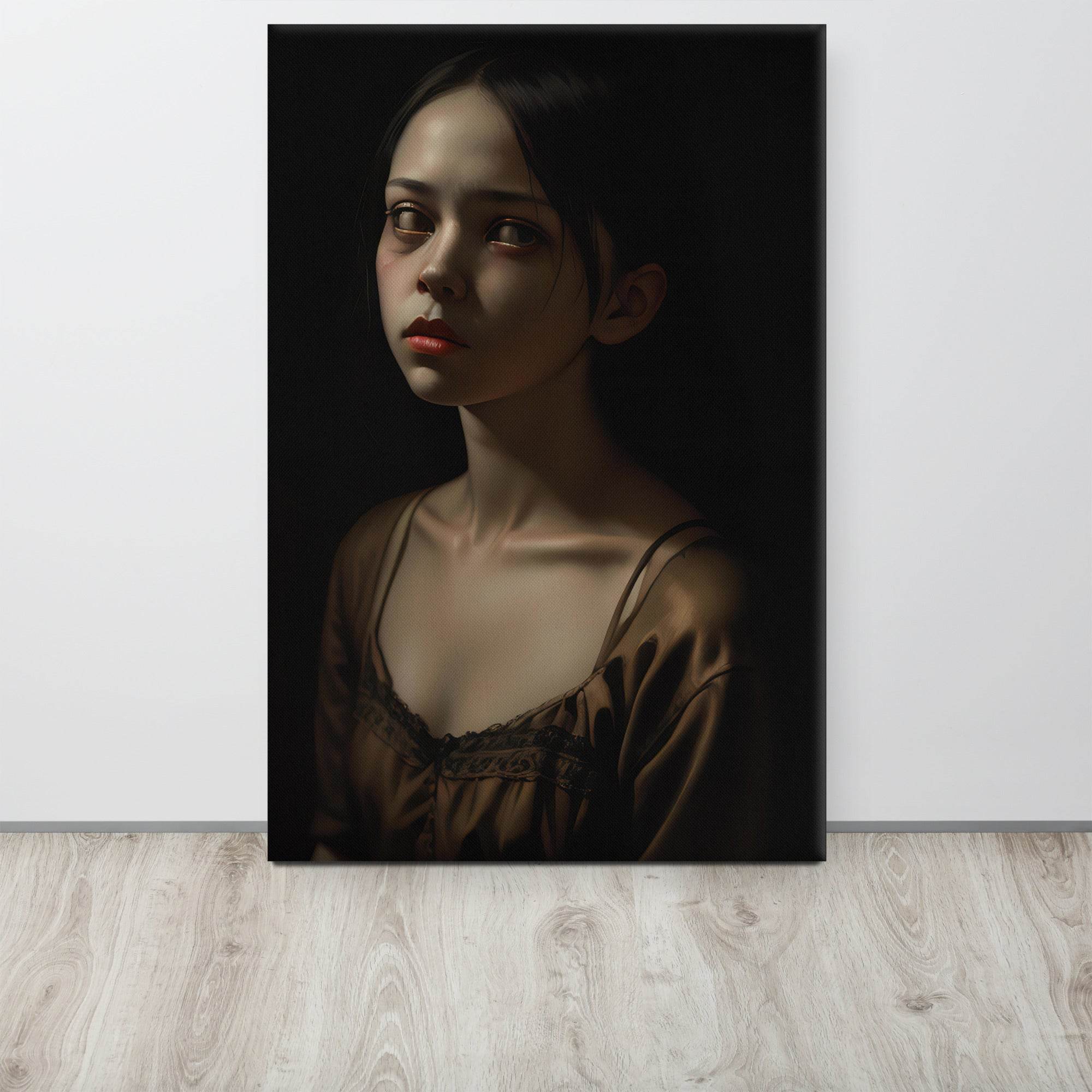 The Sound of Terror Dark Aesthetic Canvas - Pale Blood Store